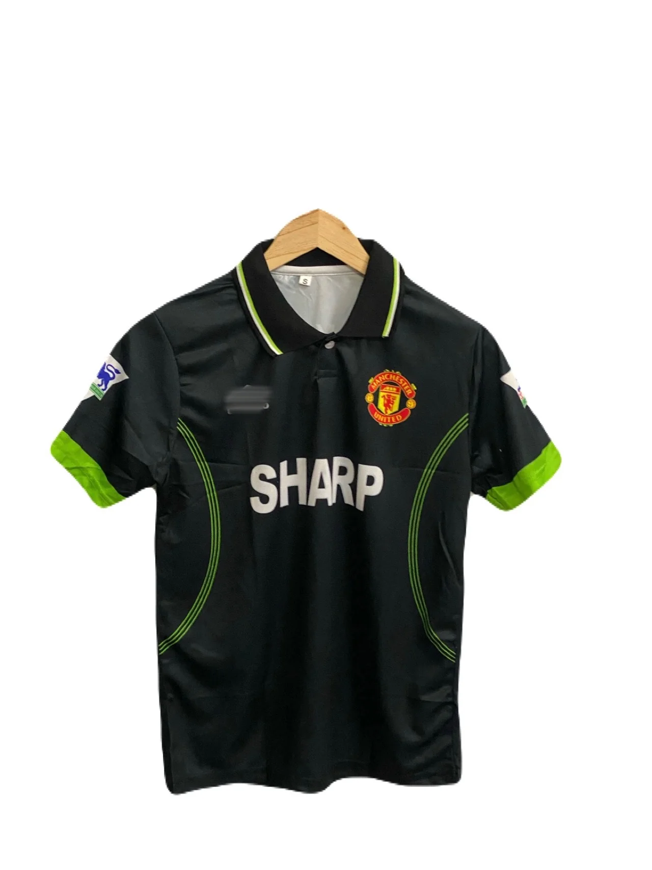 1998/99 away Manchester united Beckham - P782 ms retro store - Image 2
