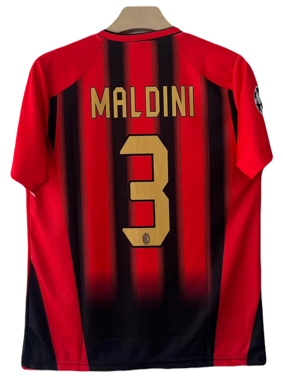Ac Milan 2004-05 Home Kit Maldini Five Sleeve - P1056 Ms Retro Store - Image 3