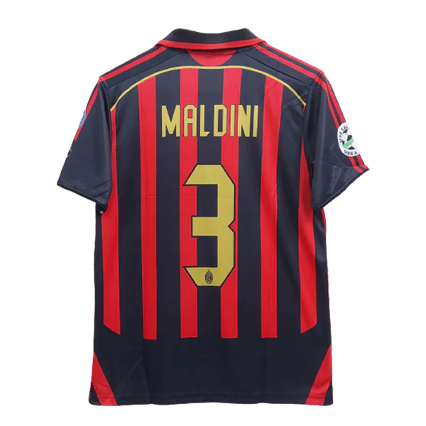 Ac milan 2006/07 home jersey Collar maldini type - P711 ms retro store - Image 3
