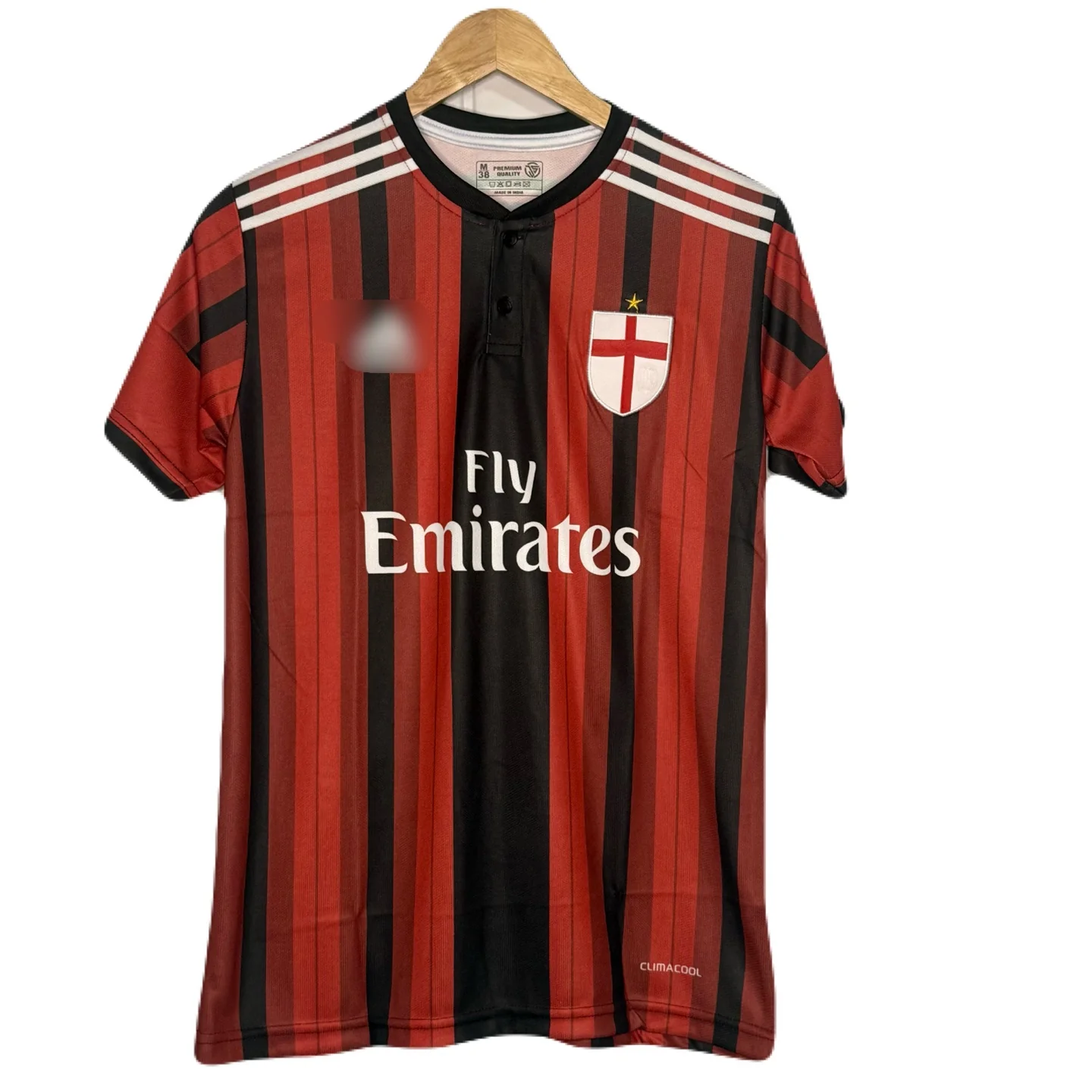 Ac Milan 2014 Home kit Kaka Half Sleeve - P802 Ms Retro Store - Image 2