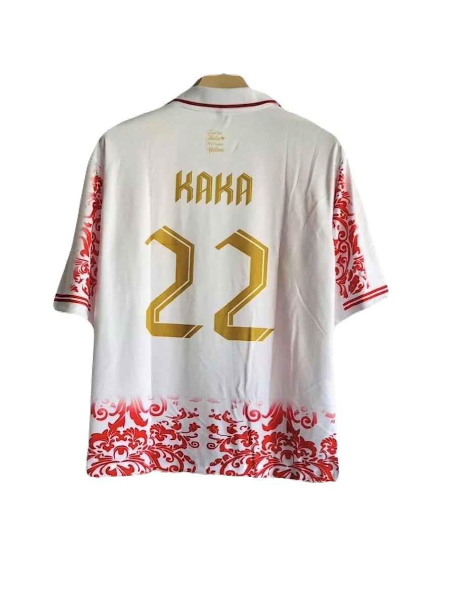 Ac Milan Special Edition Billie Jean Rosso” kaka Five sleeve sublimation - Ms Retro Store - Image 3