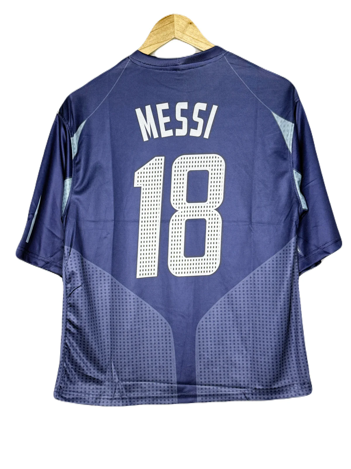 Argentina 2004 Away Kit Messi Five Sleeve - P1103 MS Retro Store - Image 3
