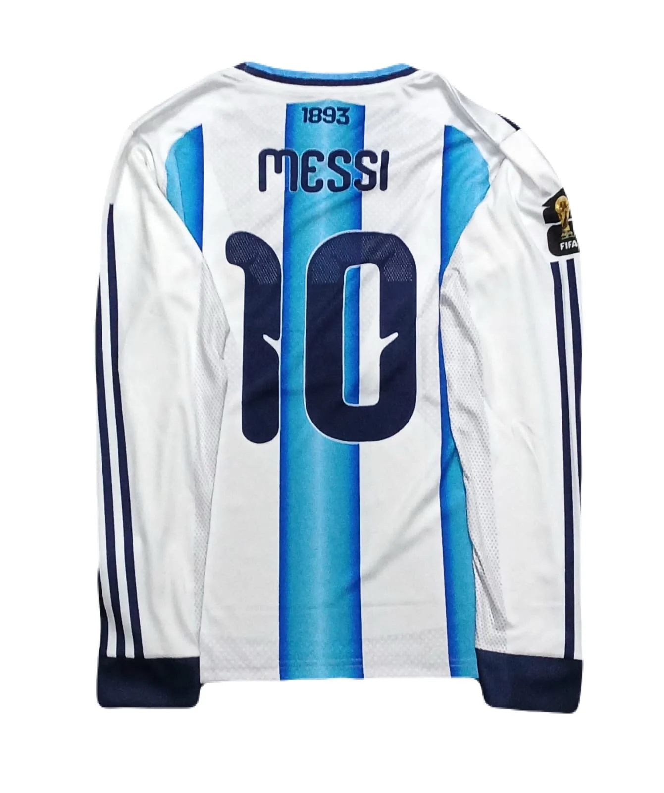Argentina 2026 World Cup Messi full sleeve Embroidery Jersey -P1172 ms retro store - Image 3