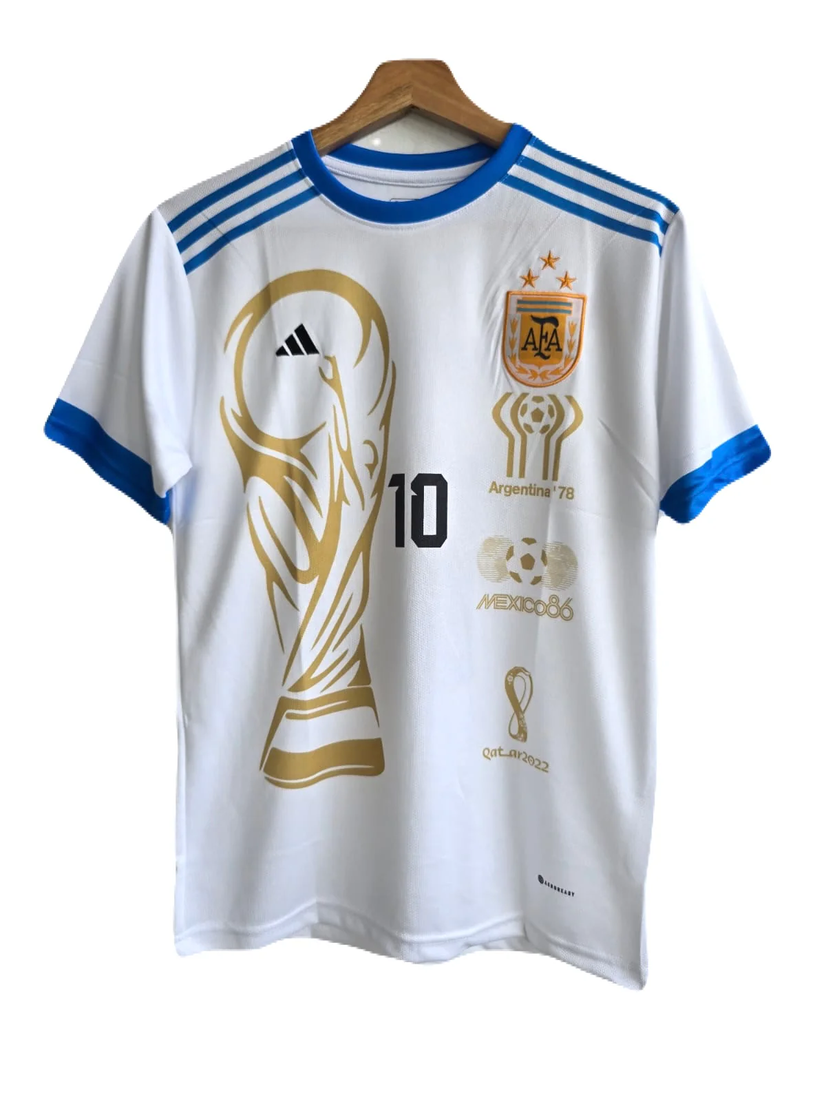 Argentina world cup winning special edition jersey embroidery - P781 ms retro store - Image 2