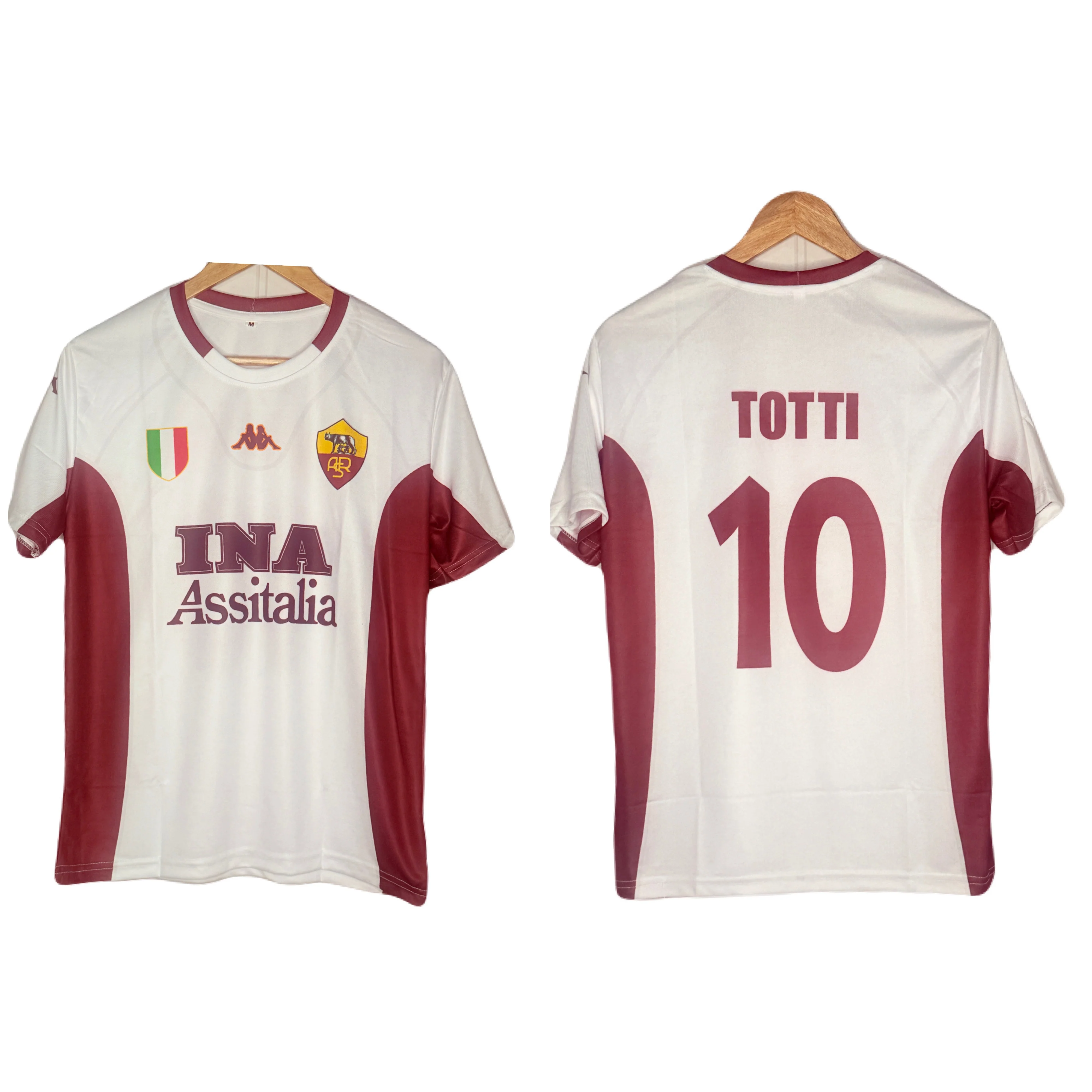 As Roma 2009-10 Away Kit Totti Half Sleeve - P734 Ms Retro Store