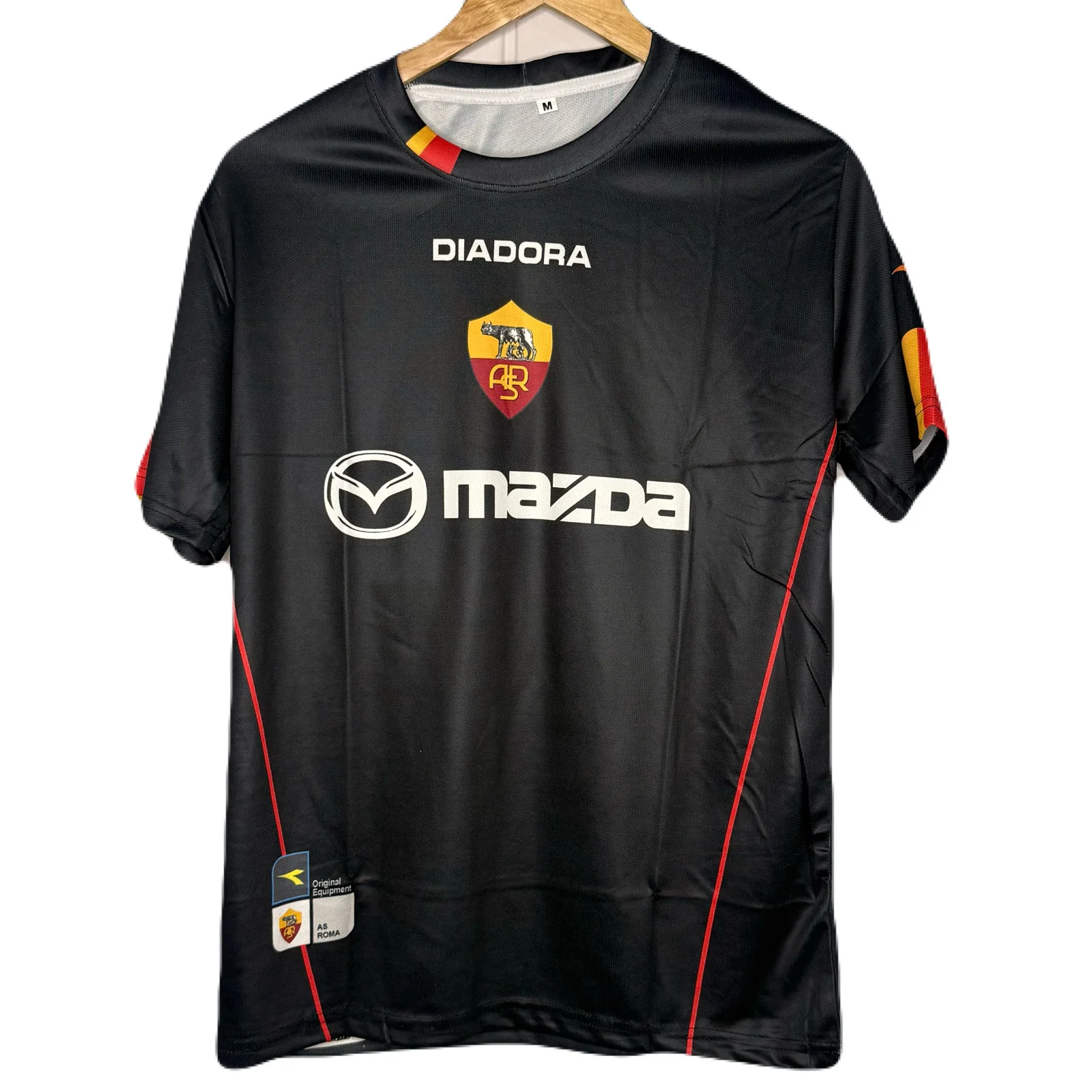 As Roma Totti 2002-03 diadora Home Jersey Half Sleeve - P1077 Ms Retro Store - Image 2