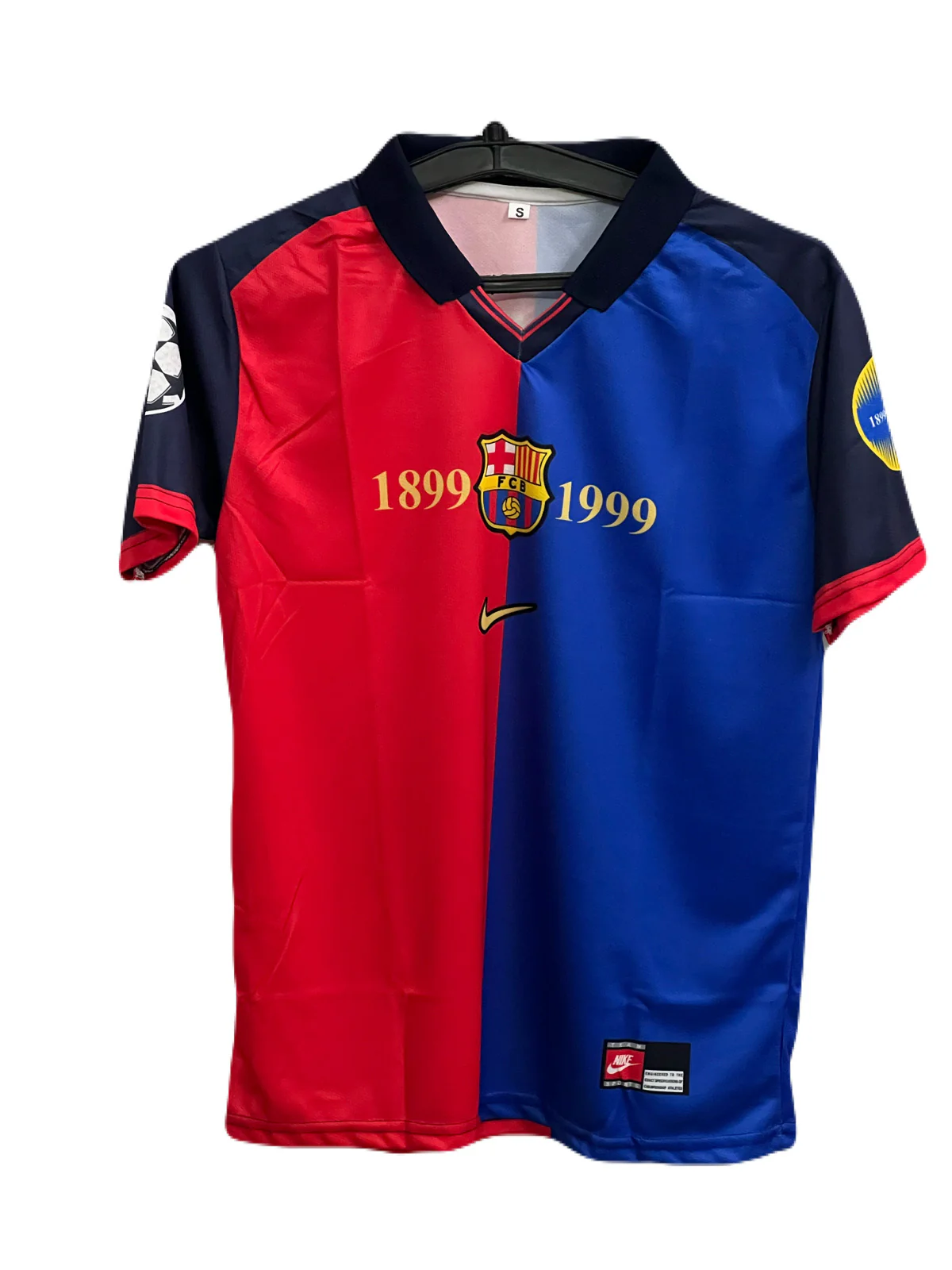 Barca 1999 vintage jersey half sleeve puyol -  P245 ms retro store - Image 4
