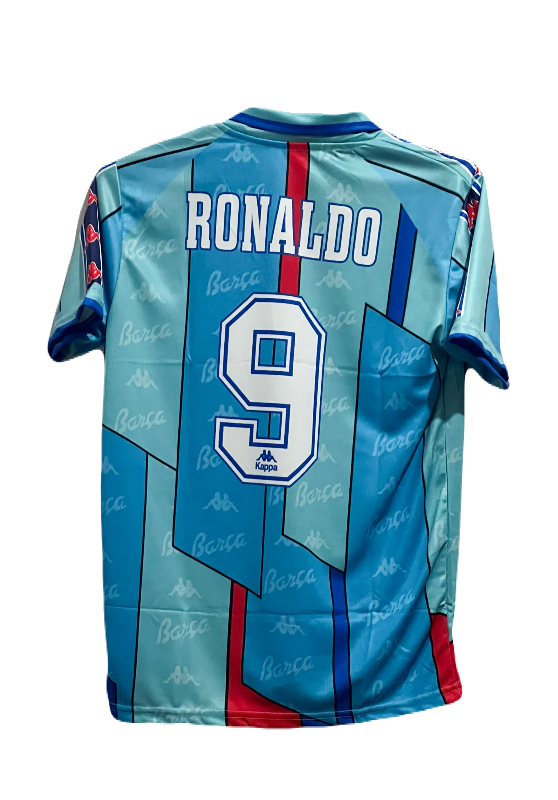 Barcelona 1996/97 away kit half sleeve Ronaldo - P172 - ms retro store - Image 3