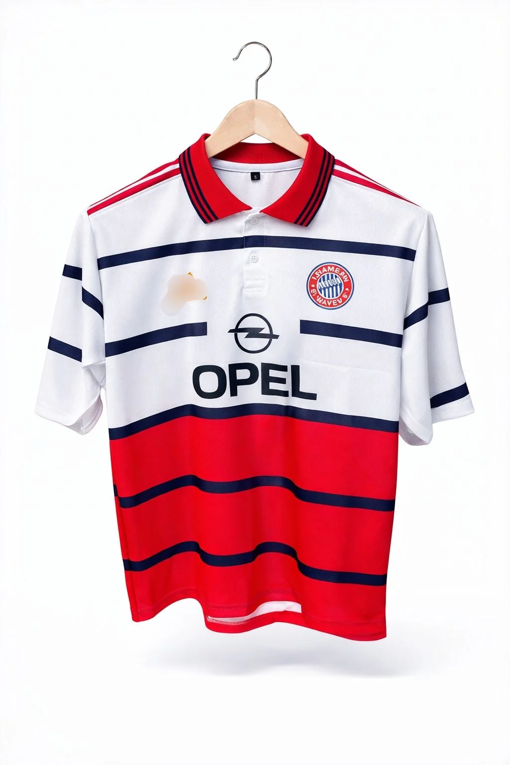 Bayern Munich 1998-00 Matthaus away football shirt five sleeve collar - P1330 ms retro store - Image 2