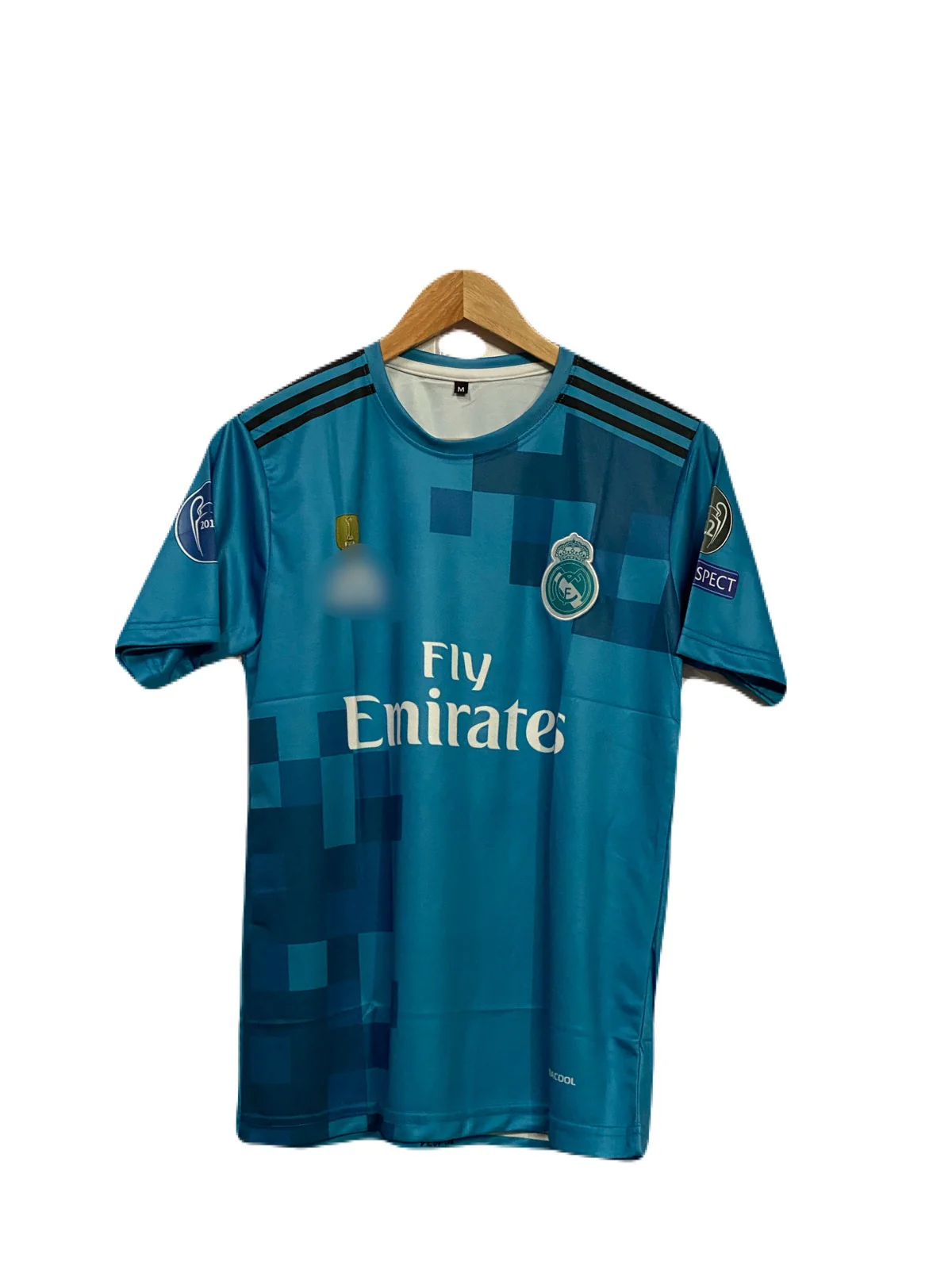 Best Retro jersey 2017/18 EMBROIDERY Realmadrid third kit Ronaldo P183 - ms retro store - Image 2