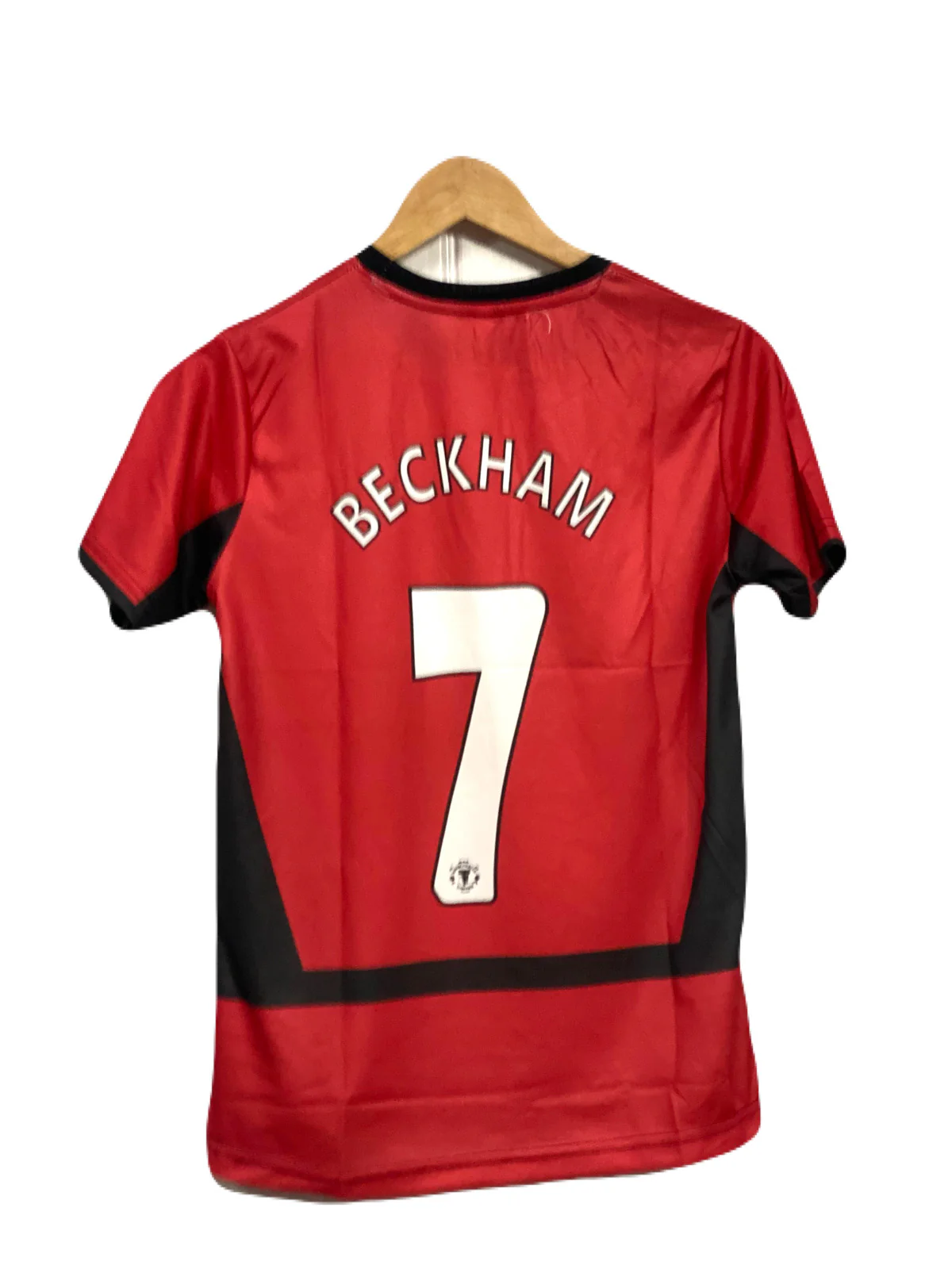 Best retro united beckham 7 home jersey Half sleeve P12  - ms retro store/1 - Image 3