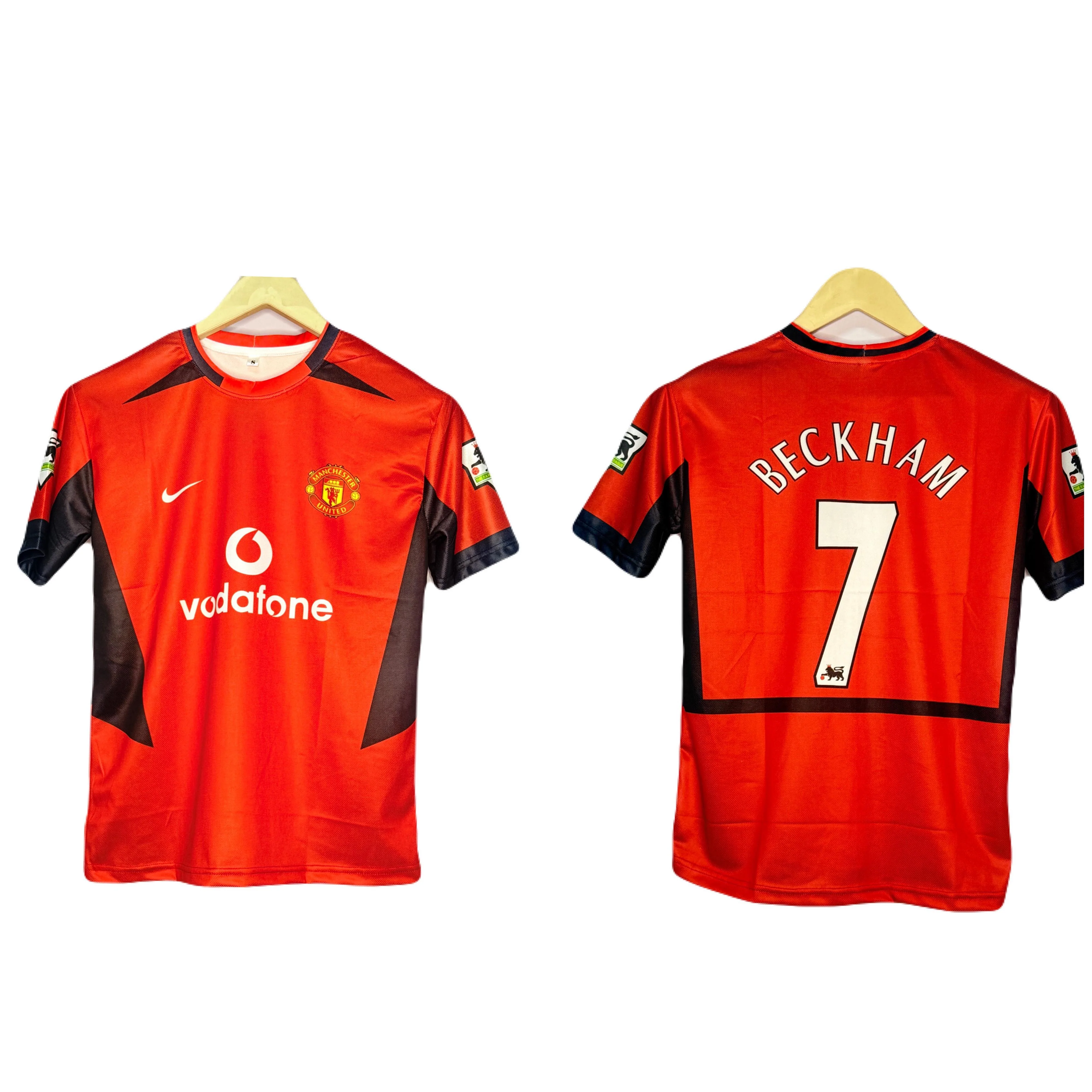 Best retro united beckham 7 home jersey Half sleeve - ms retro store