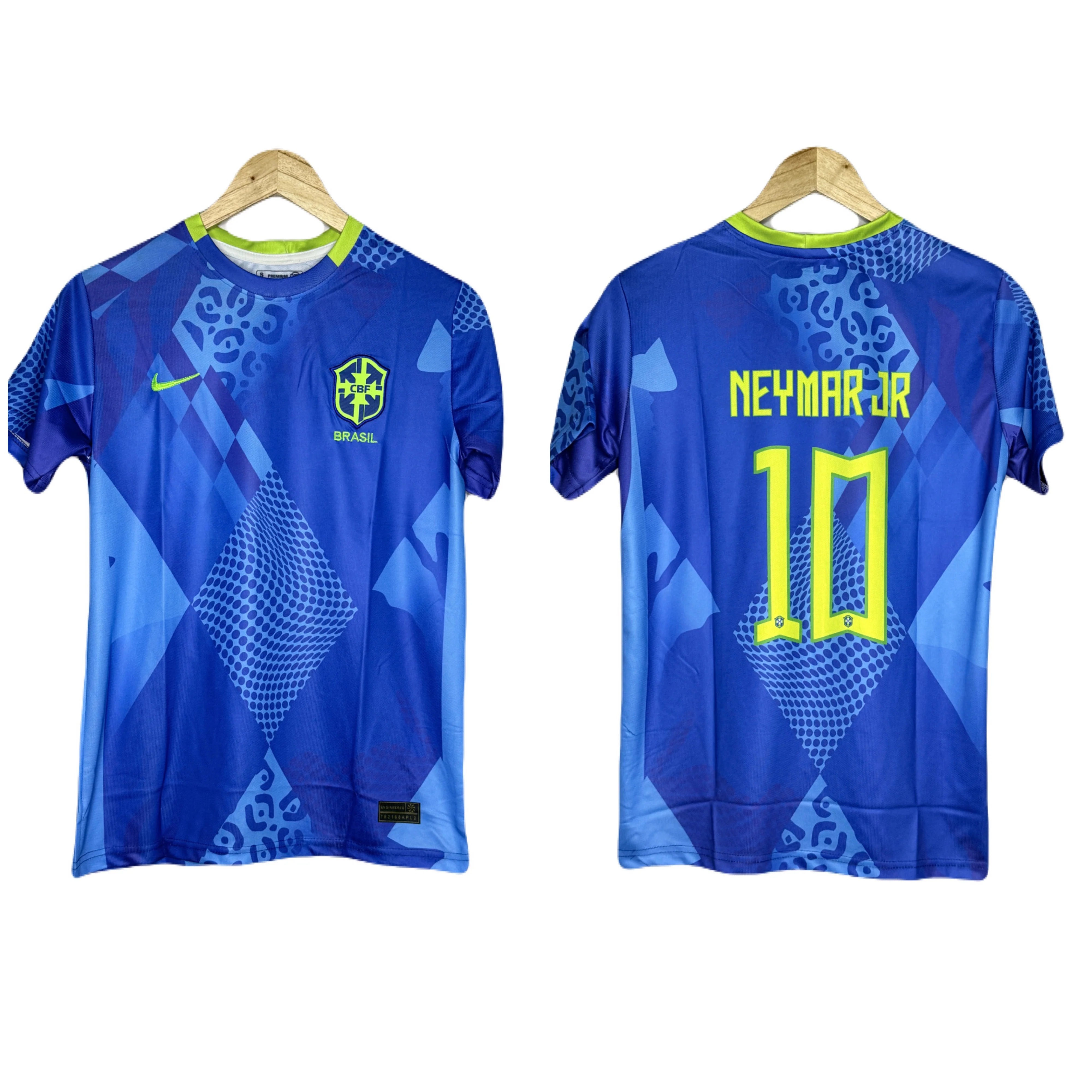 Brazil 2025-26 Away Kit Neymar Half Sleeve - P448 Ms Retro Store