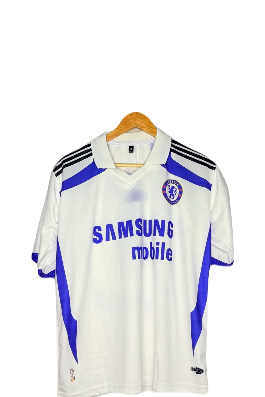 Chelsea 2007-08 Away Kit Lampard Five Sleeve - P954 Ms Retro Store - Image 2