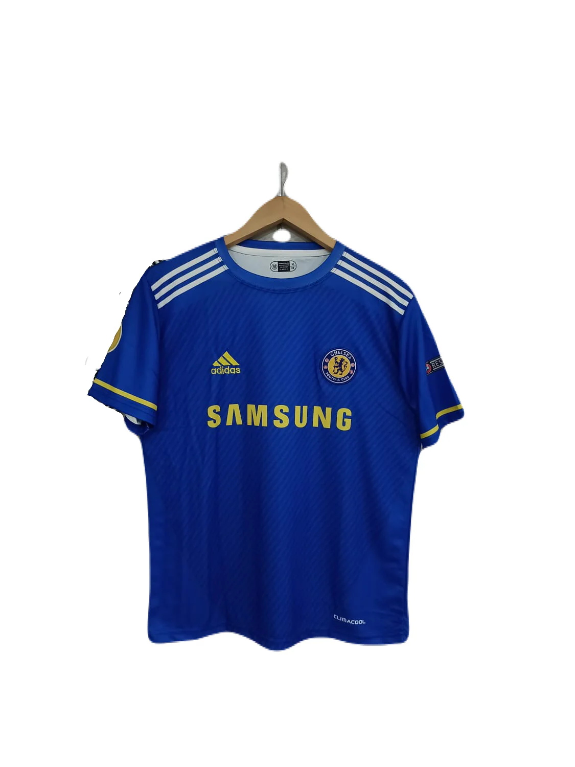 Chelsea 2012-13 Home Kit Hazard Half sleeve P1225 - Ms Retro Store - Image 4