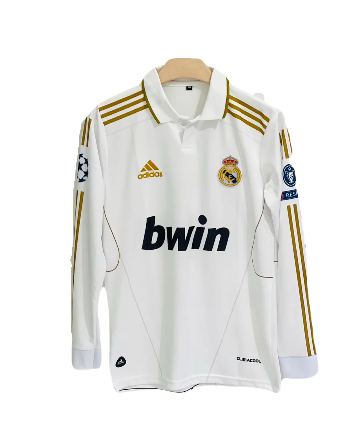 Best retro jersey Realmadrid 2011/12 home jersey Ronaldo full sleeve P405 - ms retro store - Image 5
