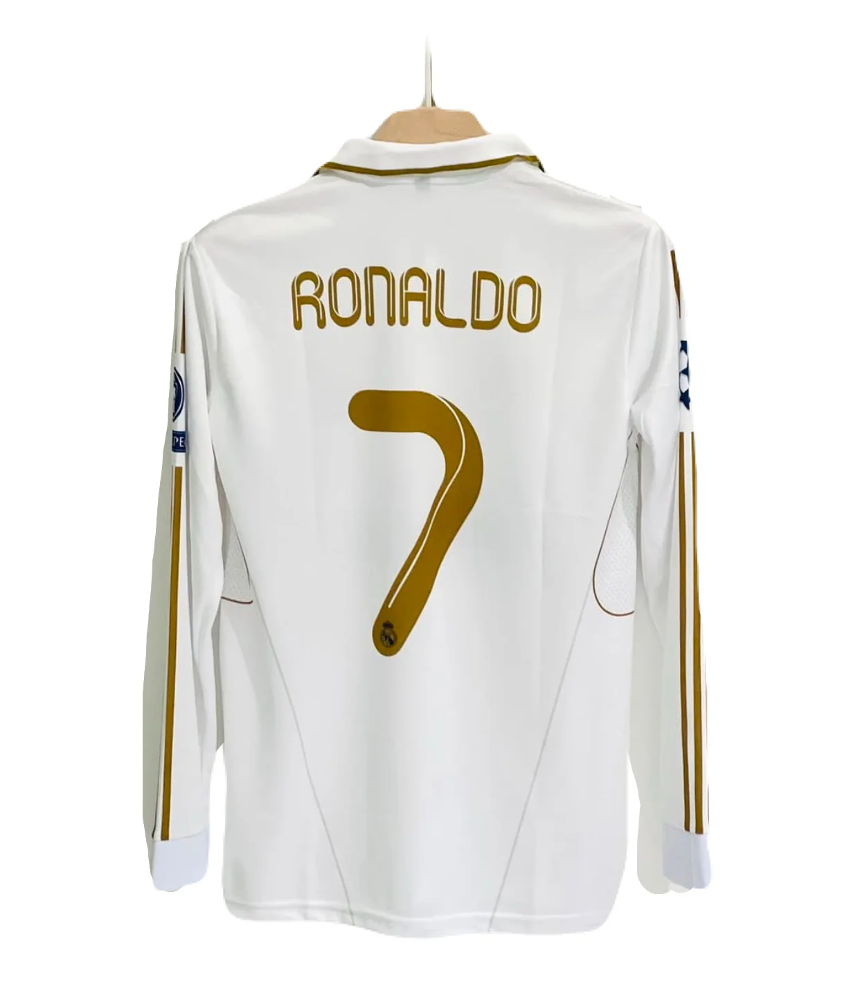 Best retro jersey Realmadrid 2011/12 home jersey Ronaldo full sleeve P405 - ms retro store - Image 6