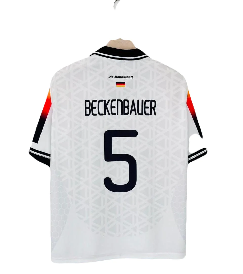 Germany 19996 Home Kit Beckenbauer Five Sleeve -P1153 Ms Retro Store - Image 3