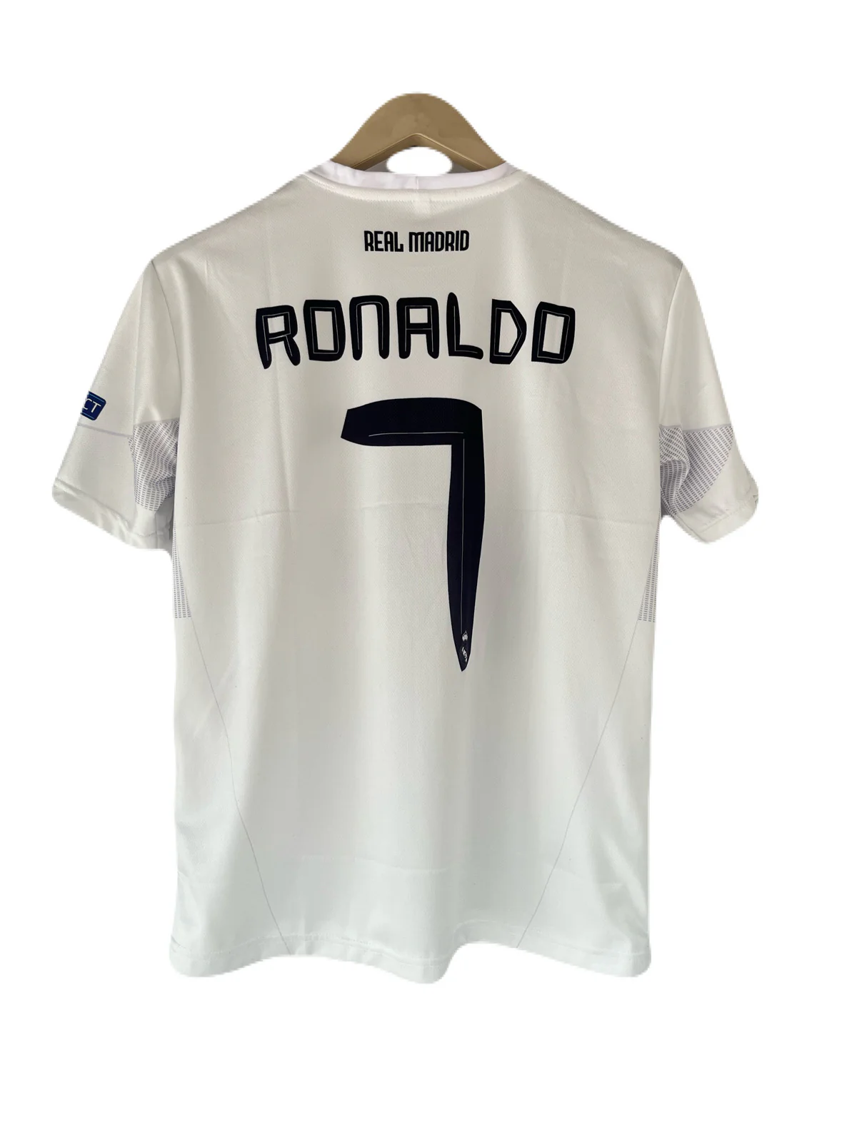 Real Madrid 2009/10 Home kit Ronaldo sublimation - Ms Retro Store - Image 3