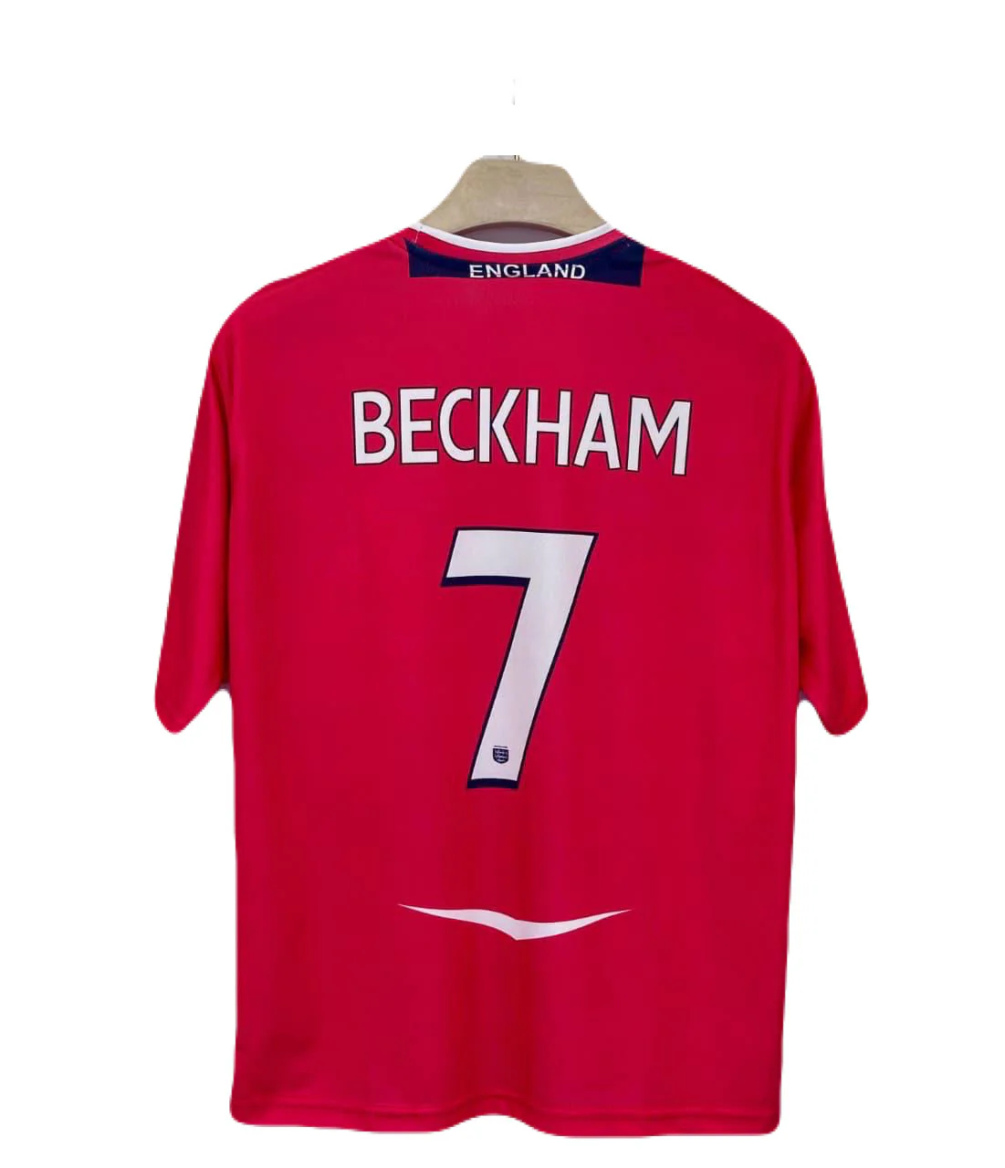 England 2008 Away kit Beckham Five sleeve - P805 Ms Retro Store - Image 3