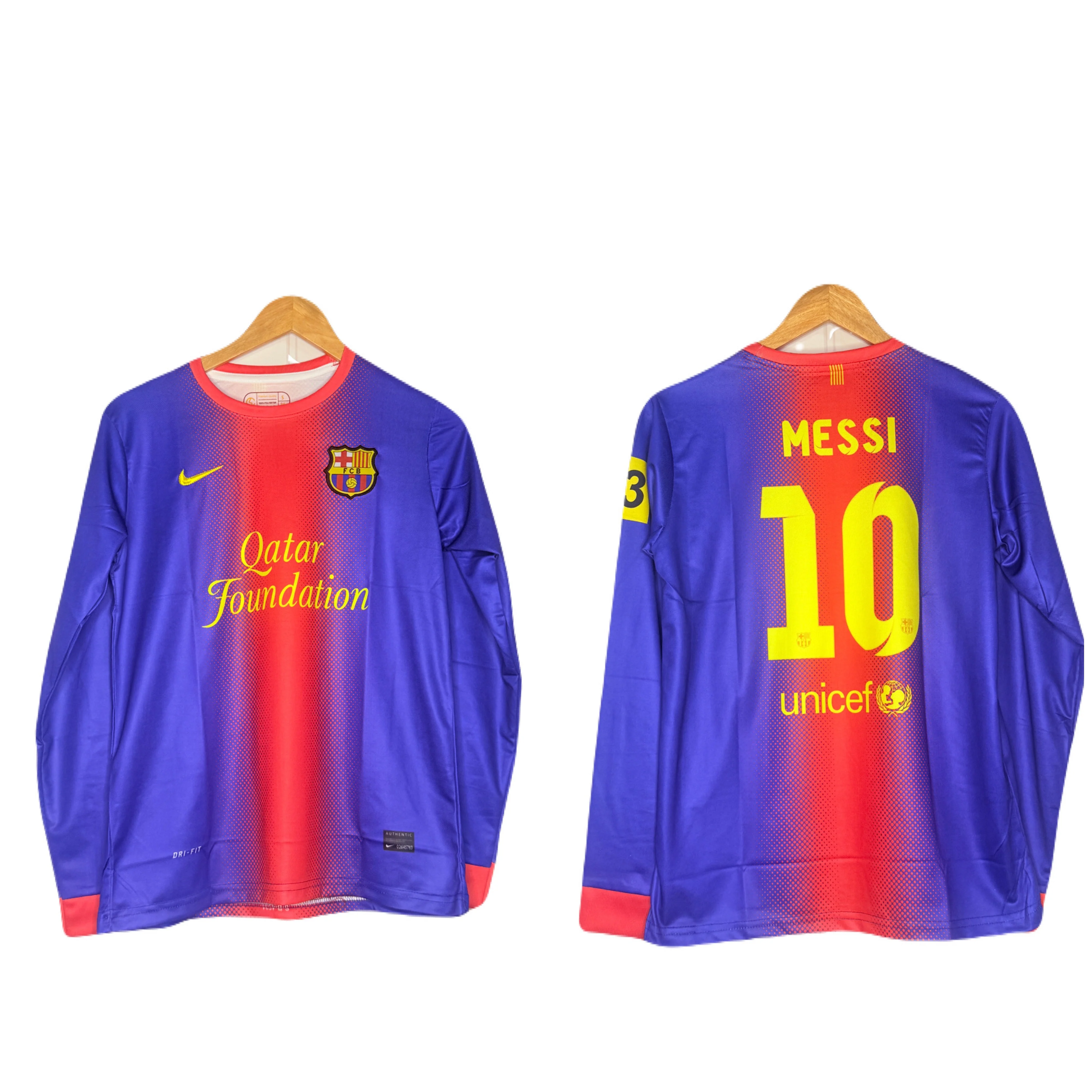 Fc Barcelona 2012-13 Messi Home Kit Full Sleeve - P333 Ms Retro Store