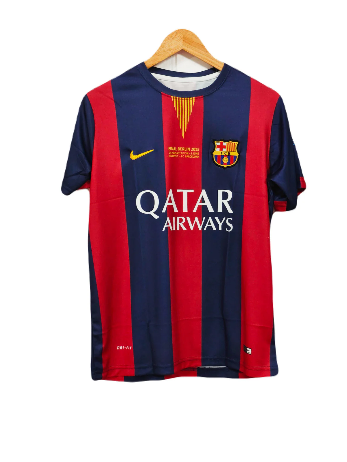 Fc Barcelona 2015-16 Home kit Neymar Embroidery- P298 - Ms Retro Store - Image 2
