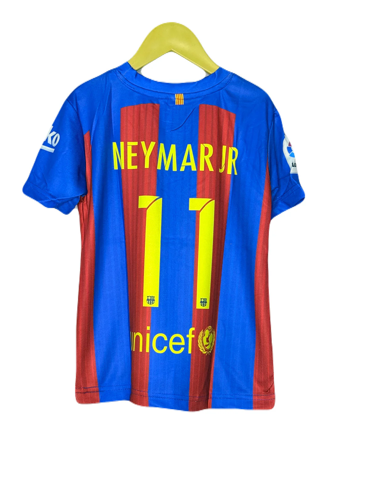 FC BARCELONA 2016 HOME KIT NEYMAR KIDS JERSEY - P1288 MS RETRO STORE - Image 3