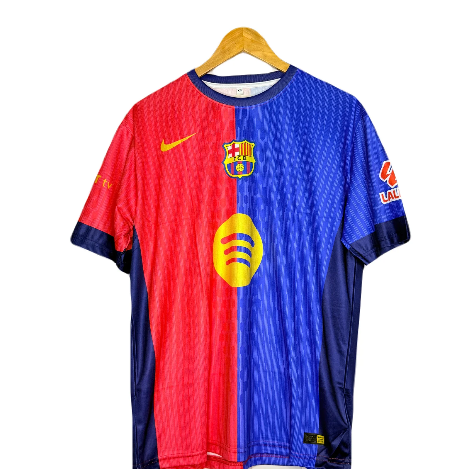Fc Barcelona 2024-25 Home Kit Yamal Half Sleeve - P1123- Ms Retro Store - Image 2