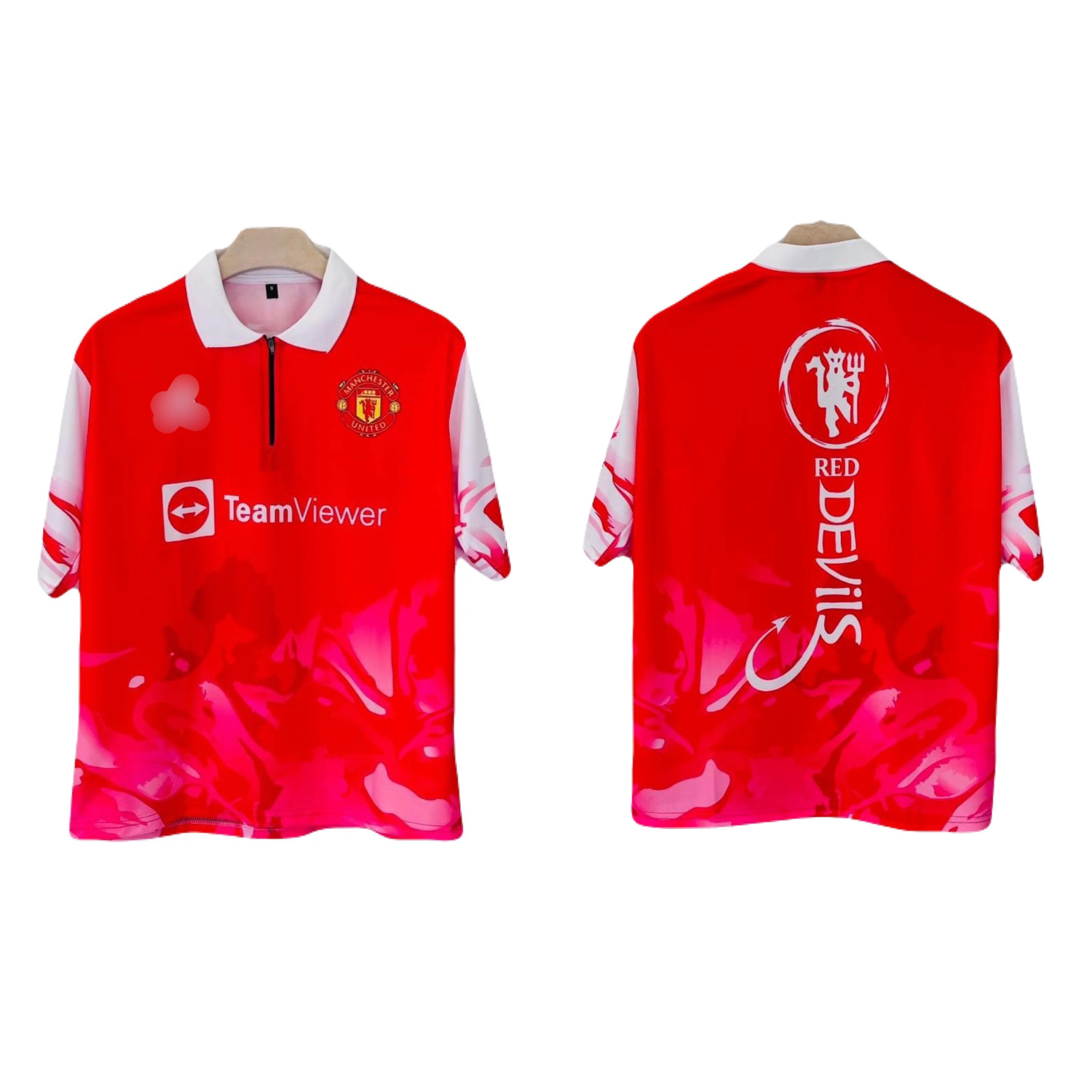 Manchester United 2022/23 special edition Five Sleeve zip Collar -P1152 Ms Retro Store