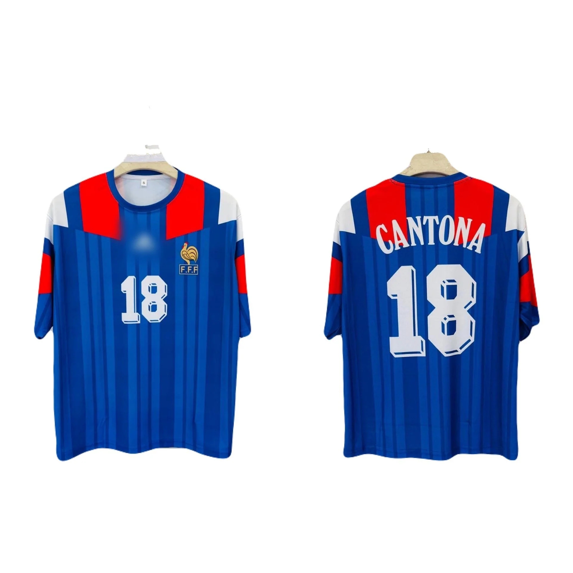 France 1992/94 home cantona - P1070 ms retro store