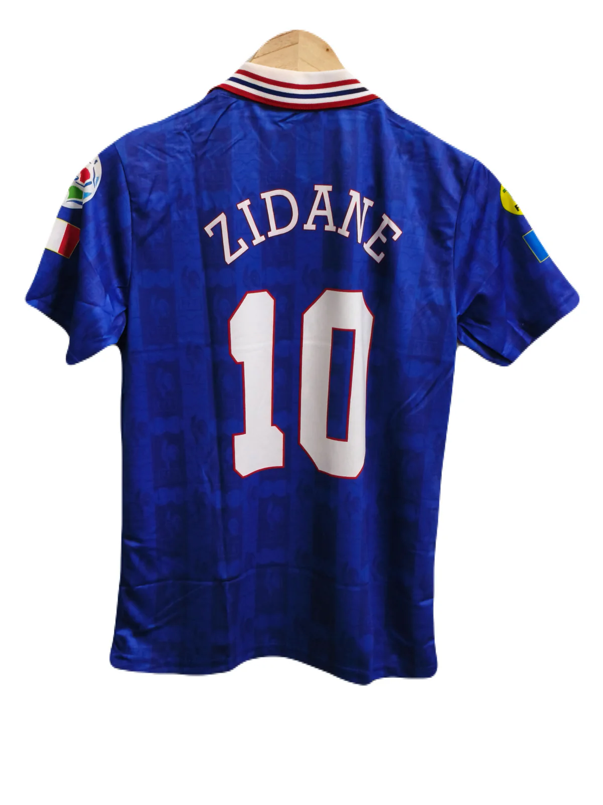 France 1996 home collar zidane P502 - ms retro store - Image 3