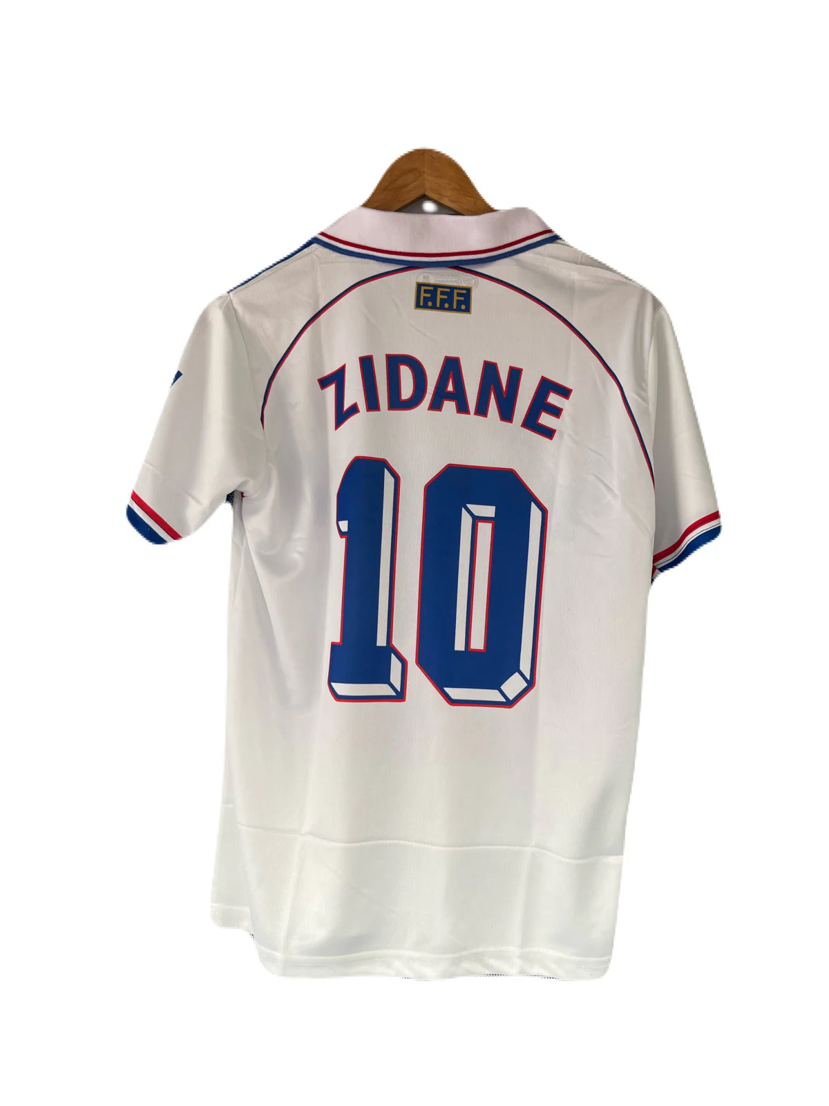 France 1998 World Cup jersey Zidane Half sleeve - P1318 Ms Retro Store - Image 3