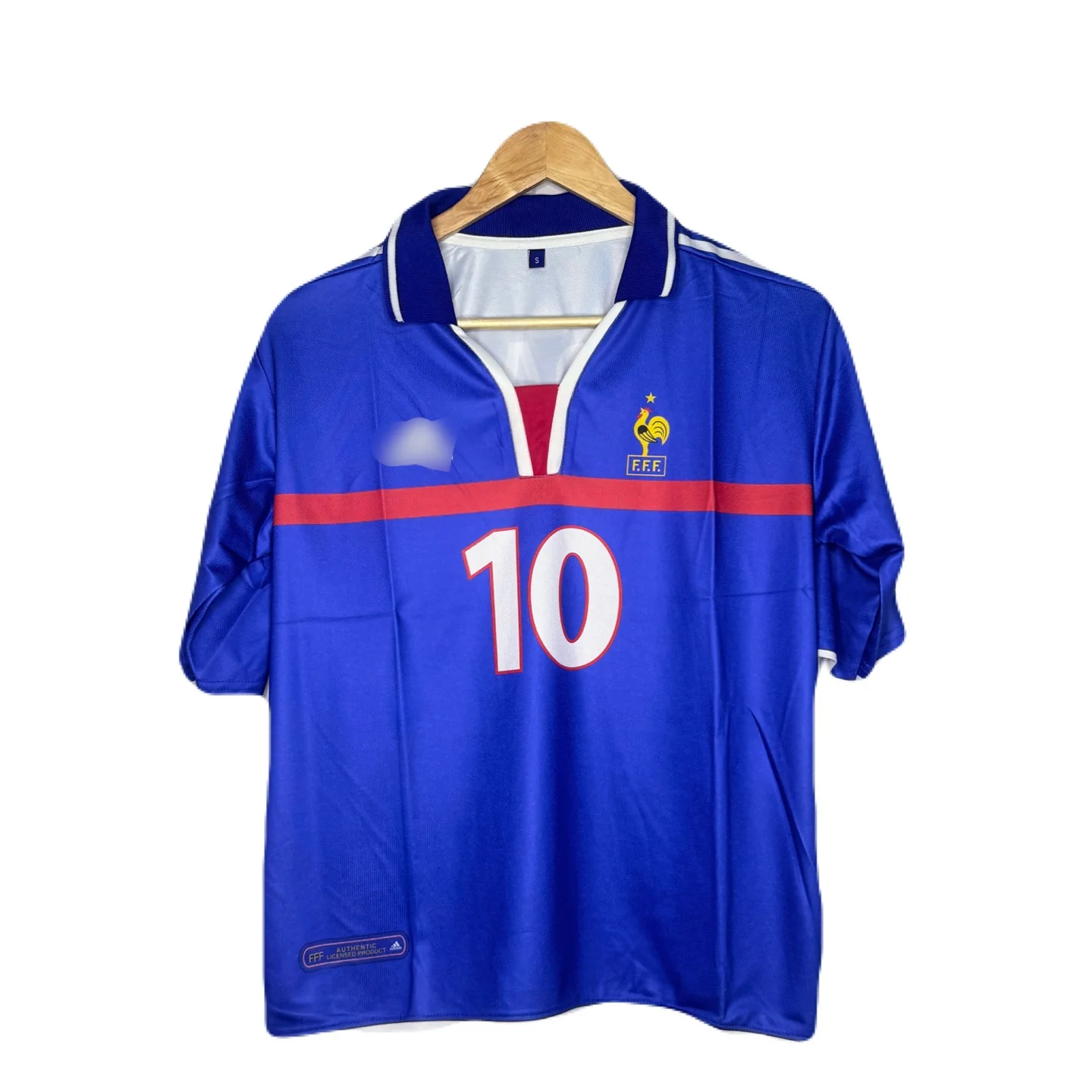 France 2000-01 Home Kit Zidane Five Sleeve - P724 Ms Retro Store - Image 2