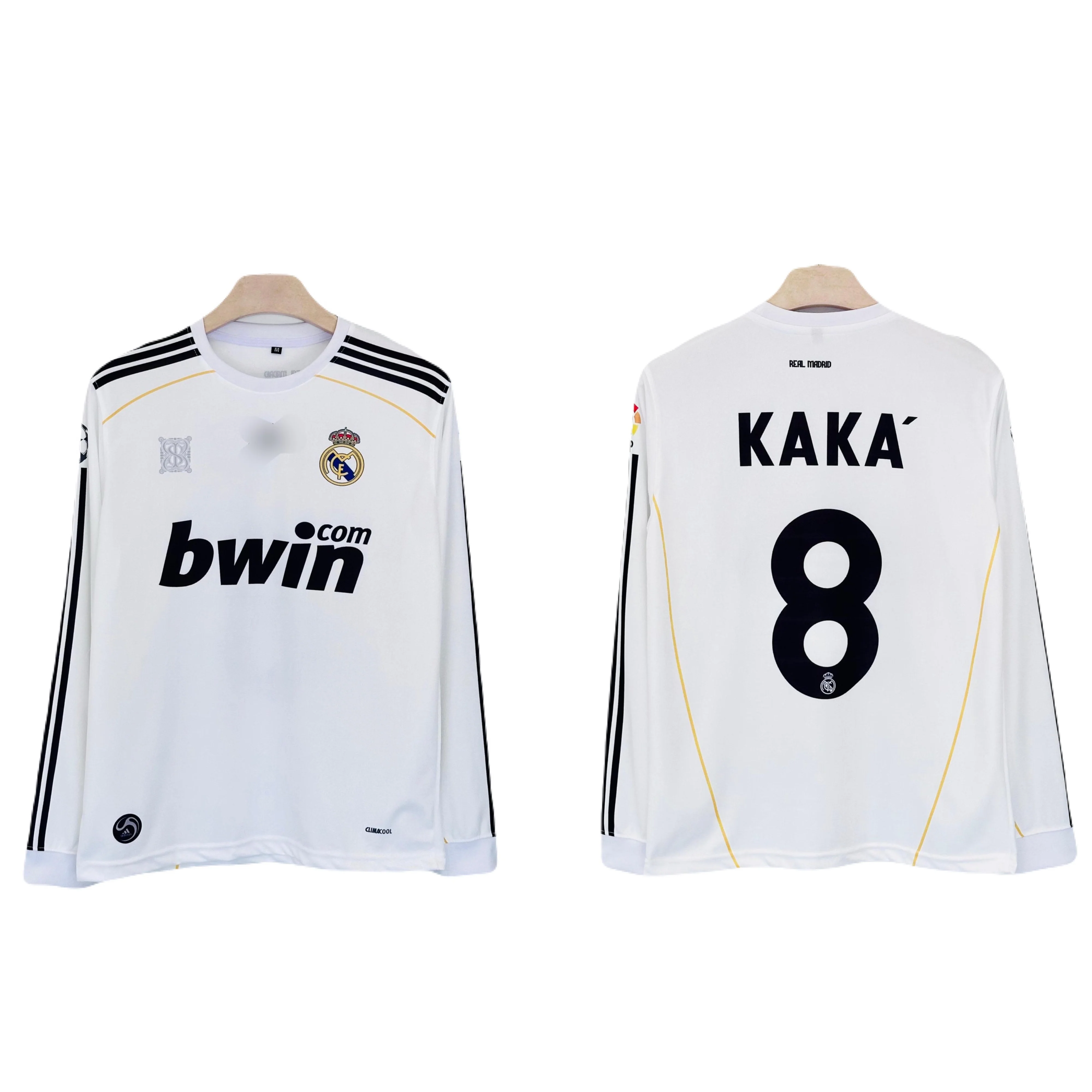 Real Madrid 2009/10 Kaka Home Full sleeve Sublimation Jersey -P1352 Ms Retro Store