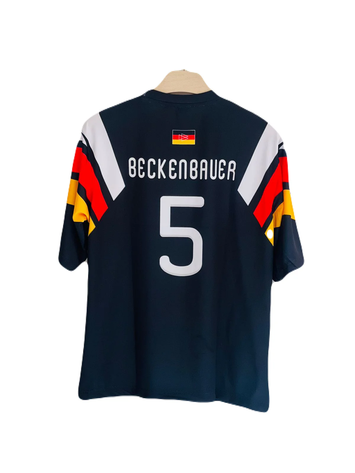 Germany 1996 Away jersey Five sleeve Beckenbauer P2 - ms retro store - Image 3