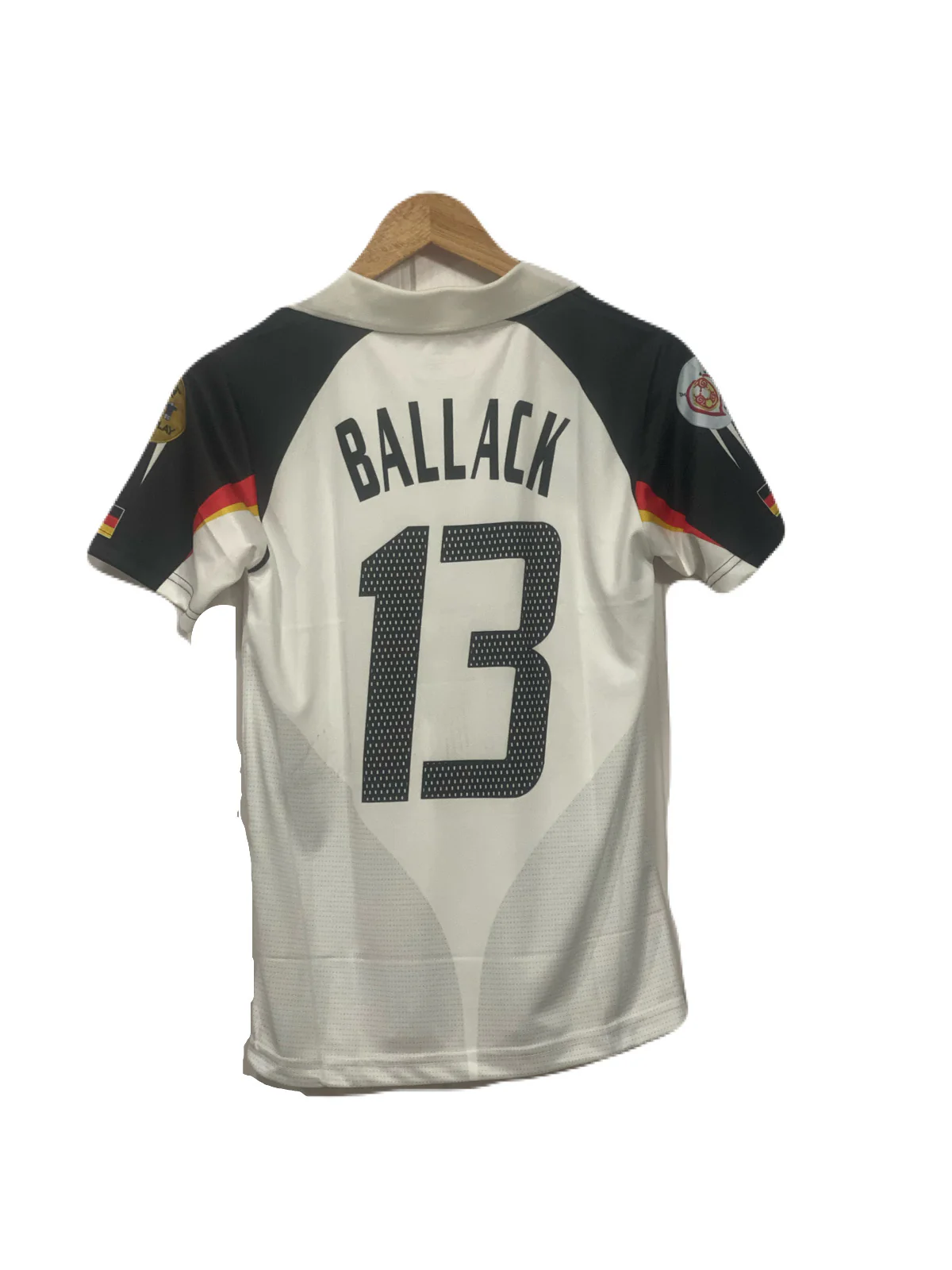 Germany 2004-05 Home kit Ballack Half sleeve Collar - P127 - Ms Retro Store - Image 3