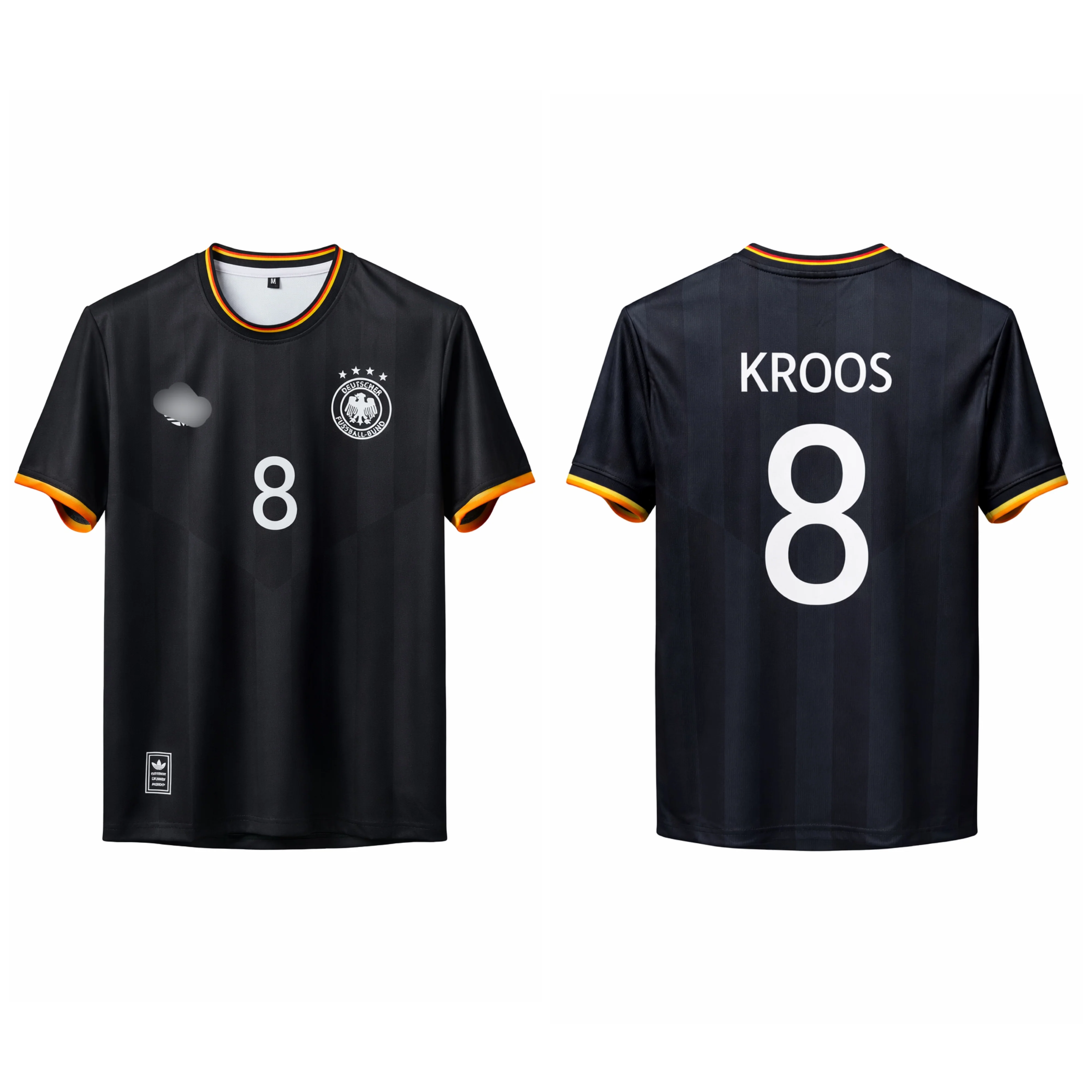 Germany 2021 Euro Away kit Kroos Half Sleeve -P1197 Ms Retro Store