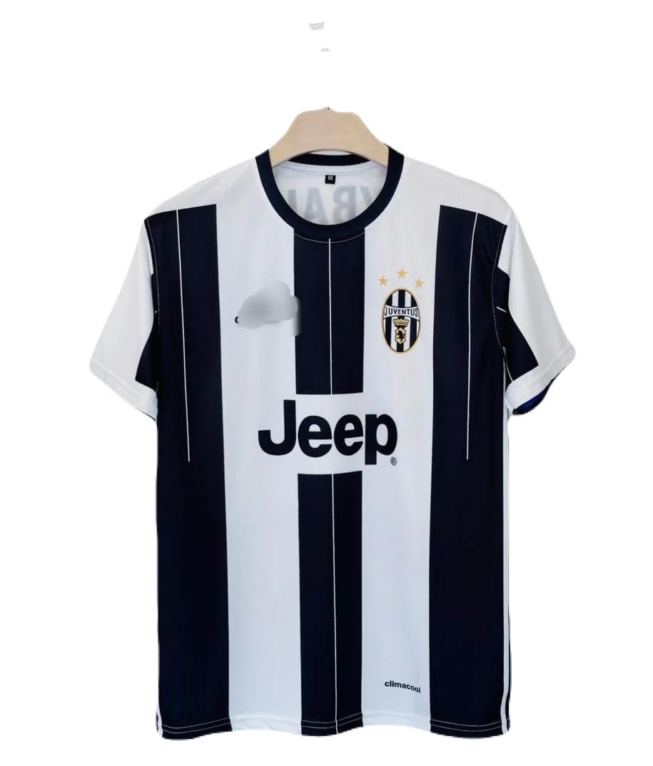 Juventus 2016-2017 Dybala home jersey Half Sleeve Sublimation -P1162 Ms Retro Store - Image 2