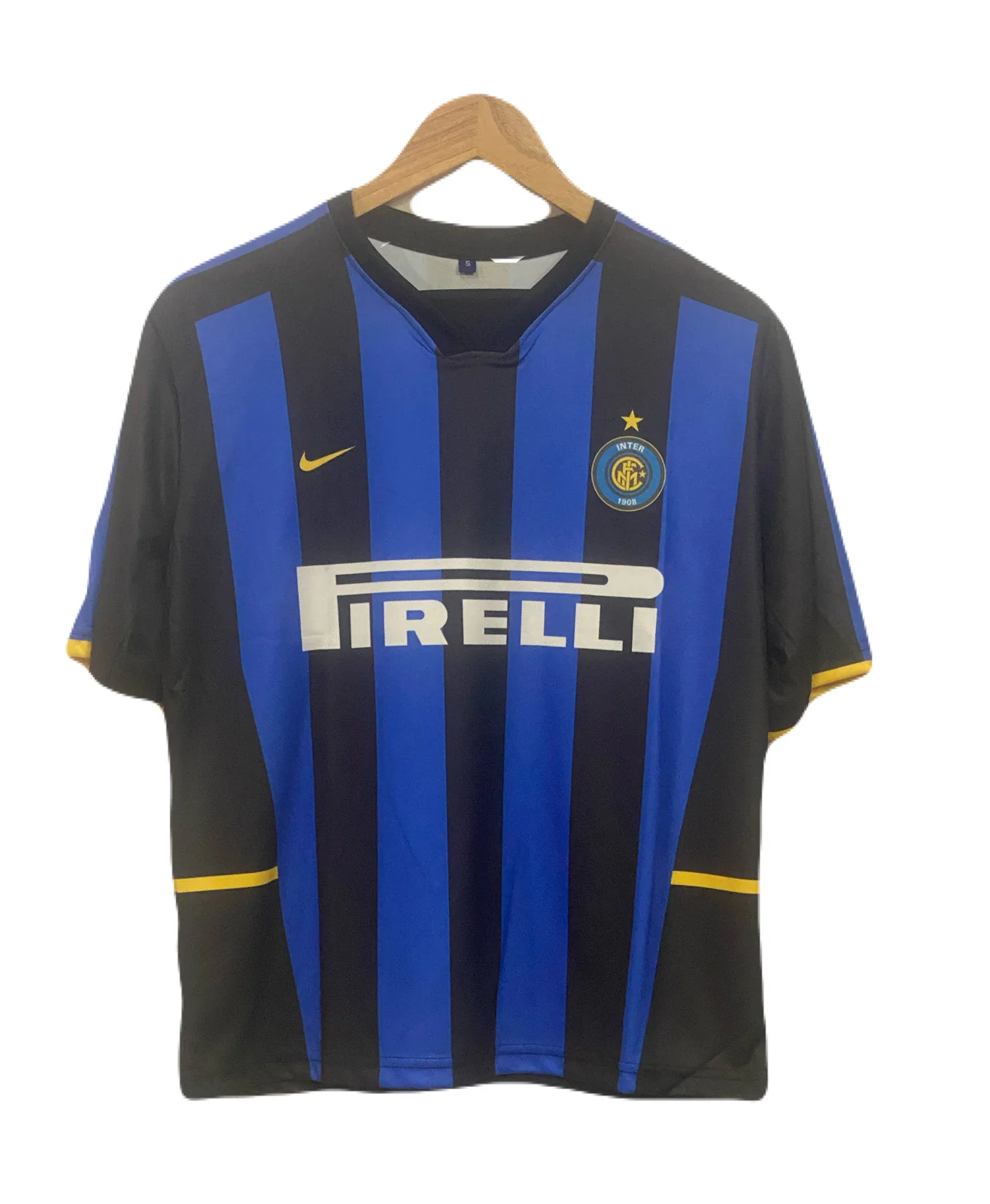 Inter Milan 2002-03 Home kit batistuta Five sleeve - P131 - Ms Retro Store - Image 2