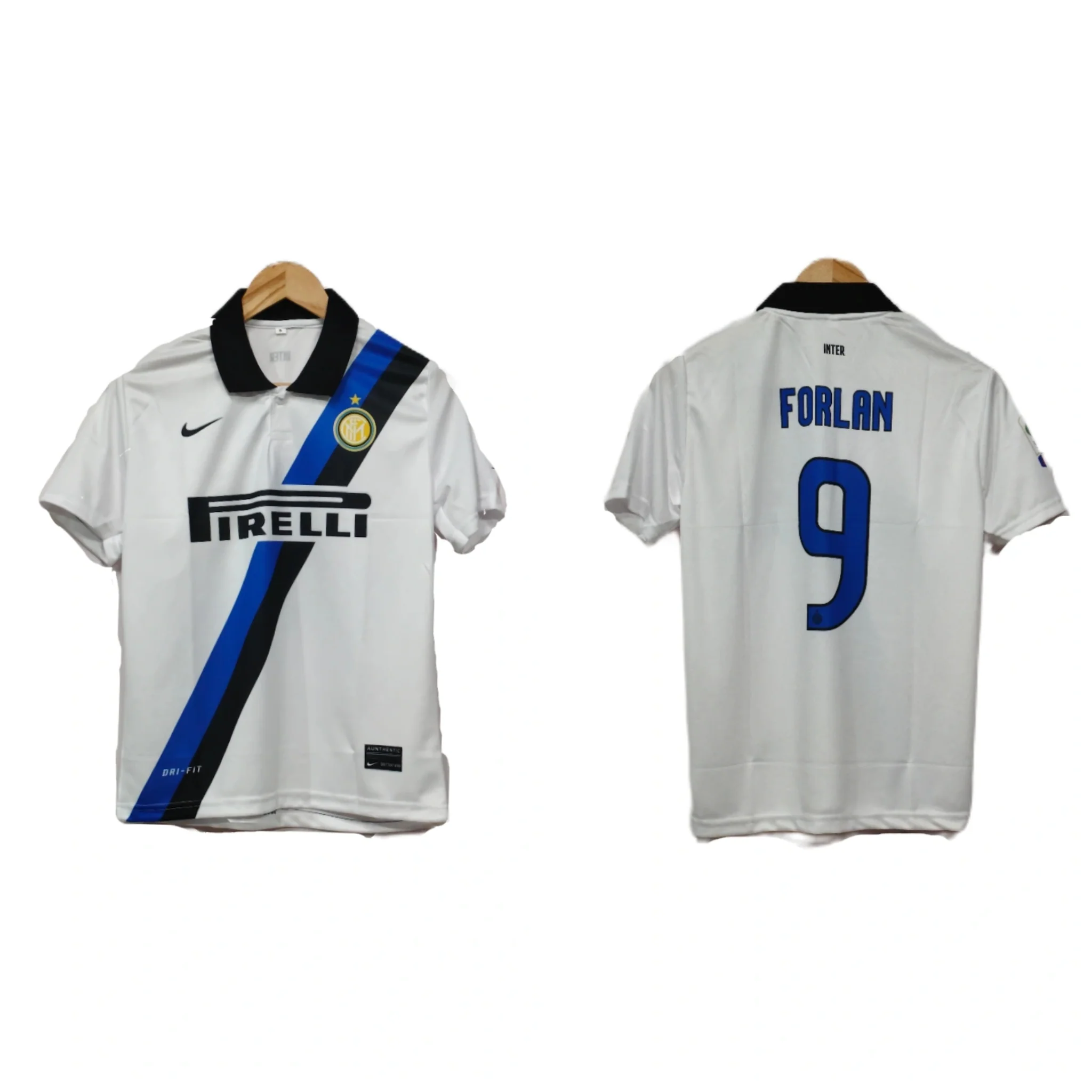 Inter Milan 2011-12 away kit Forlan Half sleeve - P575 Ms Retro Store