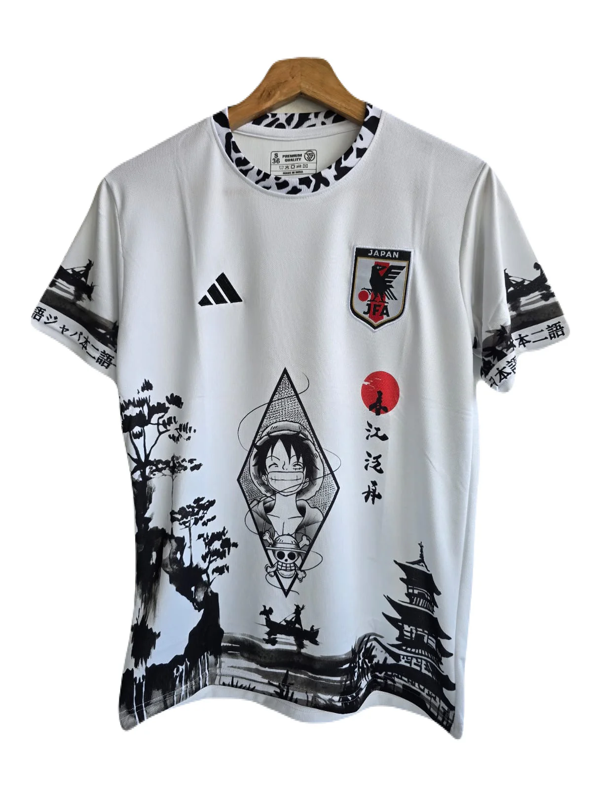 Japan x one piece concept jersey - P1023 ms retro store - Image 3