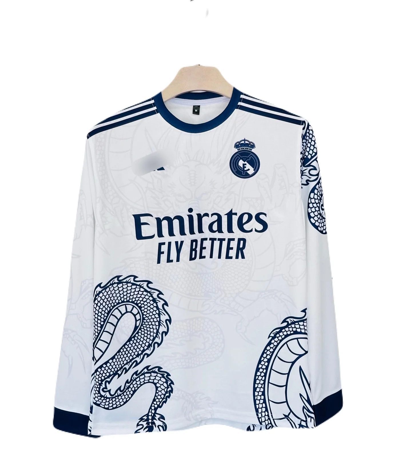 Real Madrid Special Edition White Dragon kit Ronaldo Full sleeve -P1141 Ms Retro Store - Image 2