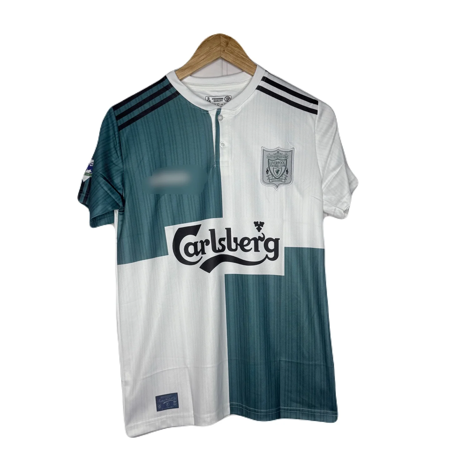 Liverpool 1995-96 Away Kit Button type Half Sleeve - P435 Ms Retro Store - Image 2