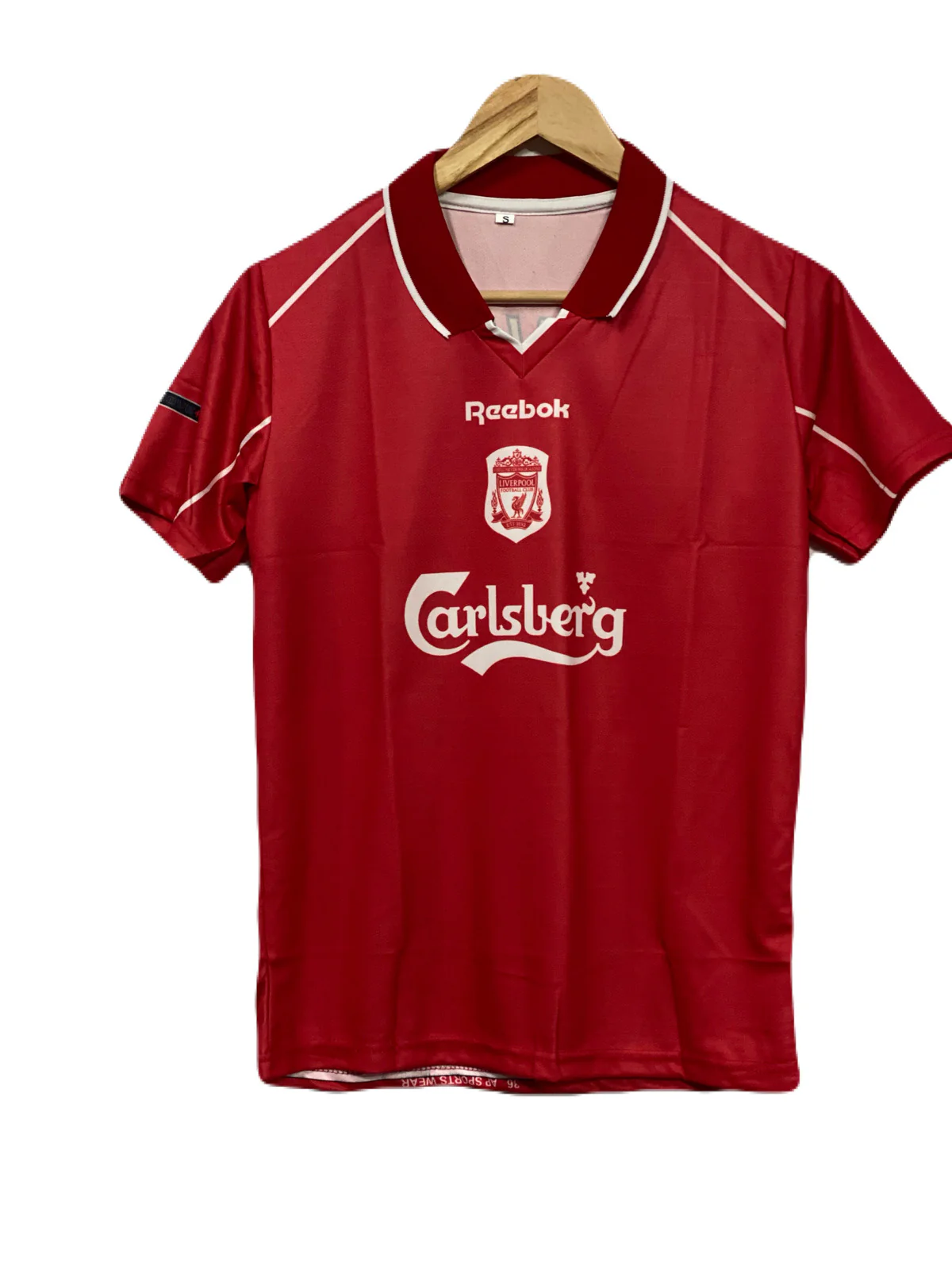 Liverpool 2000-01 Home kit owen Half sleeve - P911 Ms Retro Store - Image 2