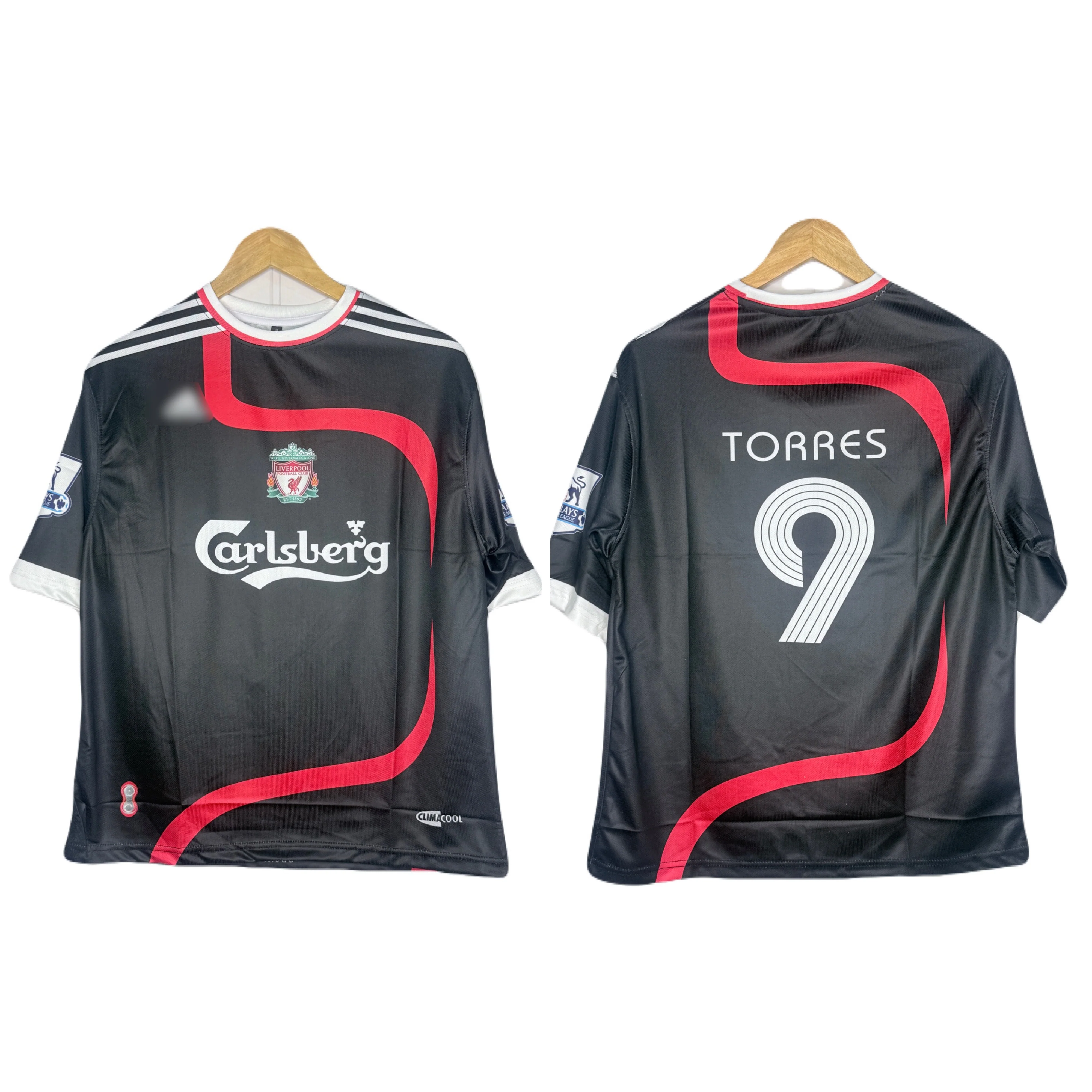 Liverpool 2007-08 Third Kit Torres Five Sleeve - P894 Ms Retro Store