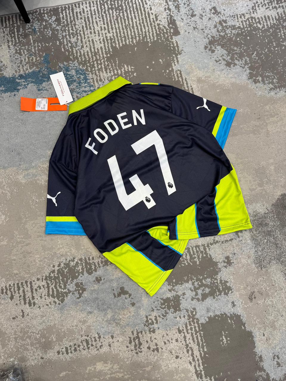 Manchester City 2024-25 Away Kit Foden Five Sleeve - P923 Ms Retro Store - Image 2