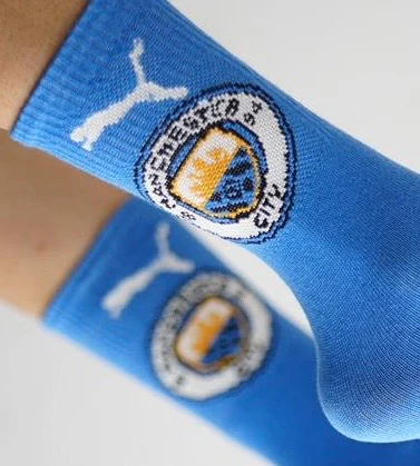 Manchester City Blue Socks - Ms Retro Store - Image 3