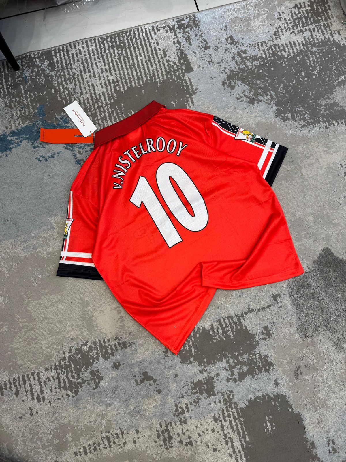 Manchester United 1998 Home Kit V.Nistelrooy Five Sleeve - P1084 Ms Retro Store - Image 2