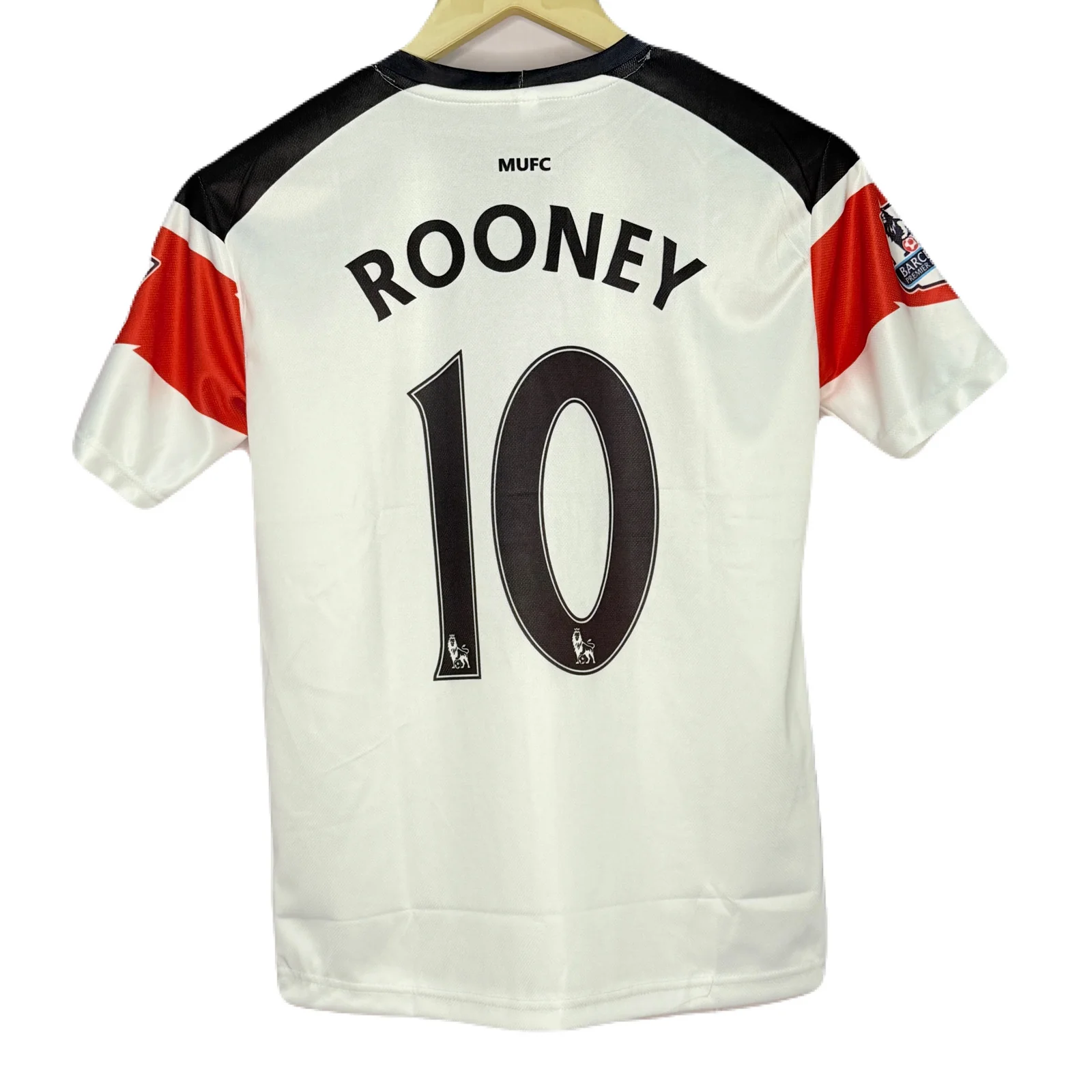 Manchester united 2010/11 Away jersey Rooney Half sleeve  -P1129 Ms retro store - Image 3