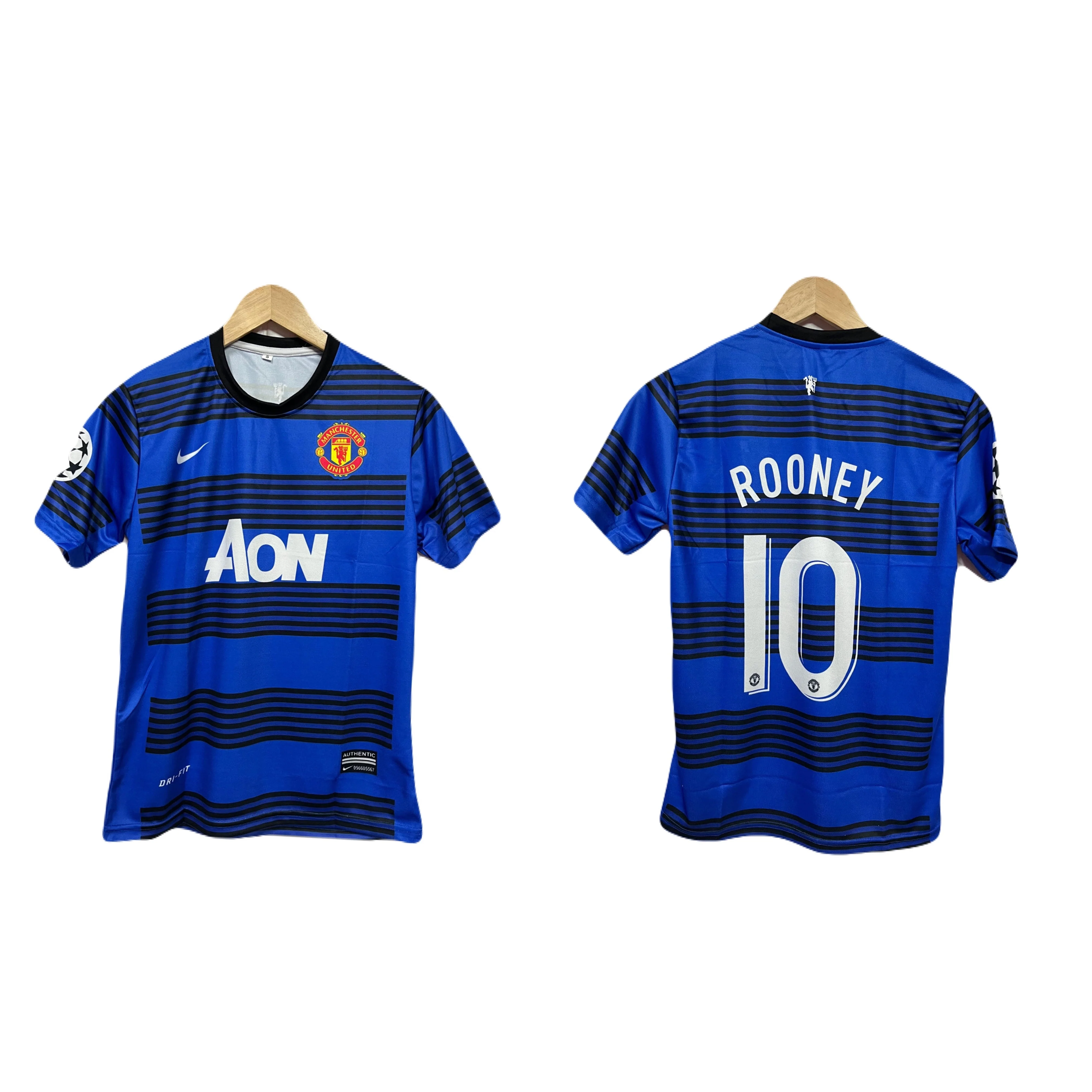 Manchester united 2011/12 rooney away jersey P539 - ms retro store
